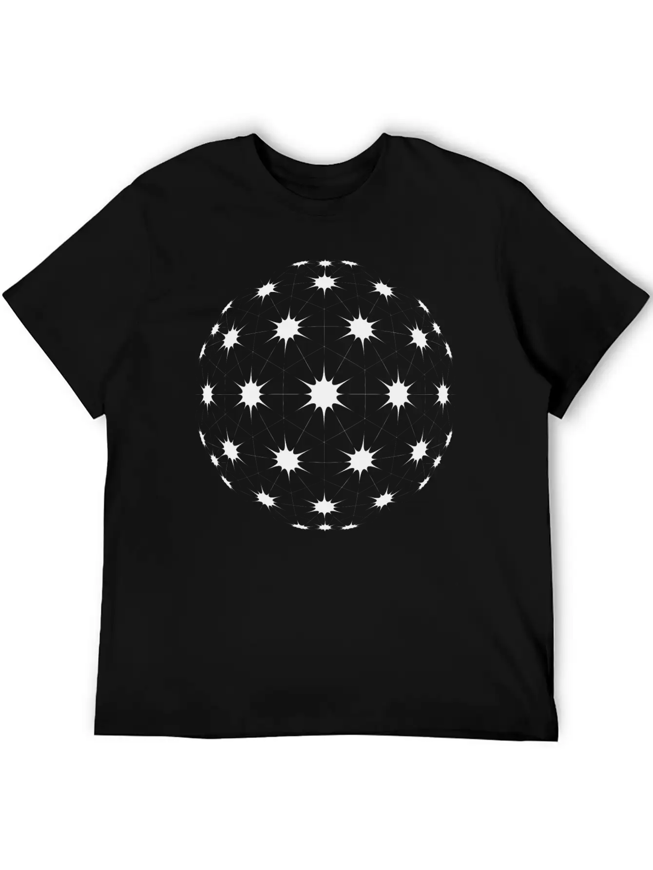 Abstract Sphere Breathable Graphic T-Shirt – Perfect For Casual Days