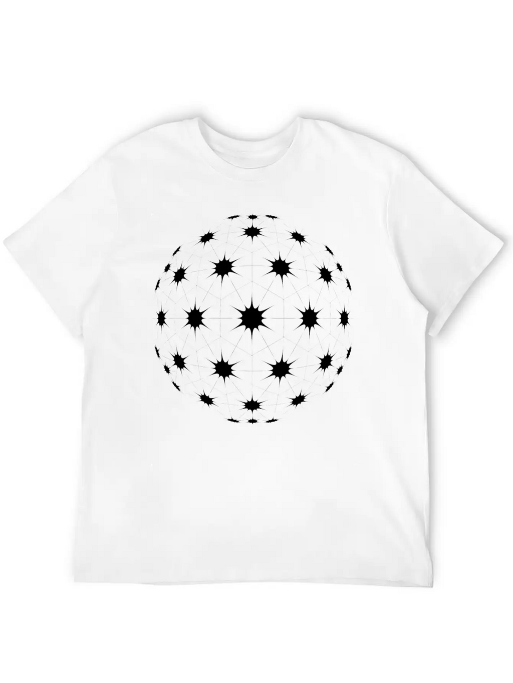 Abstract Sphere Breathable Graphic T-Shirt – Perfect For Casual Days