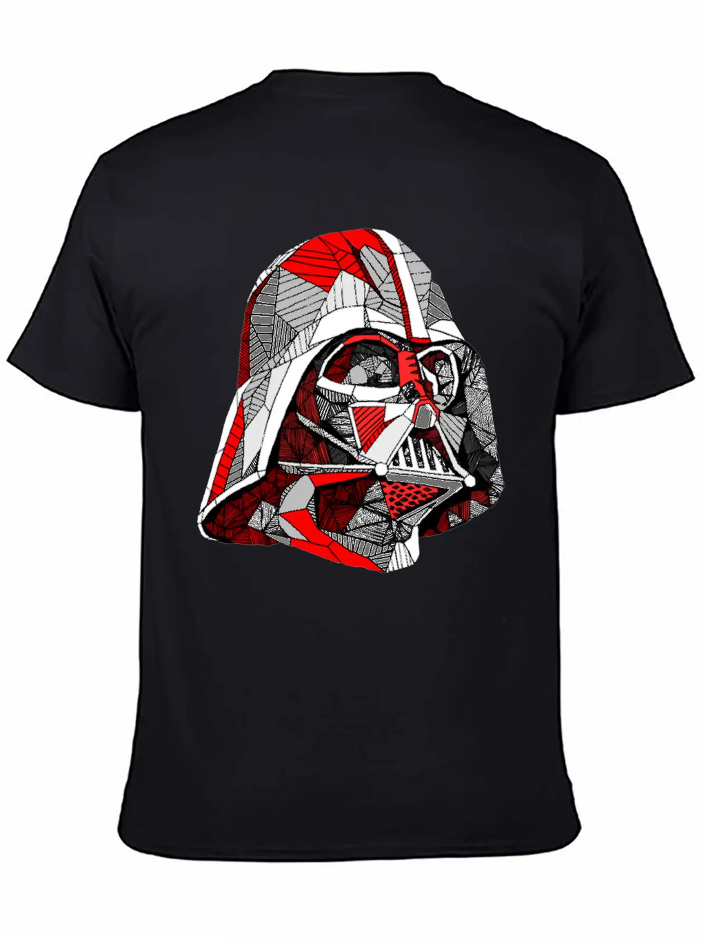 Abstract Vader Breathable Graphic T-Shirt – Perfect For Casual Days