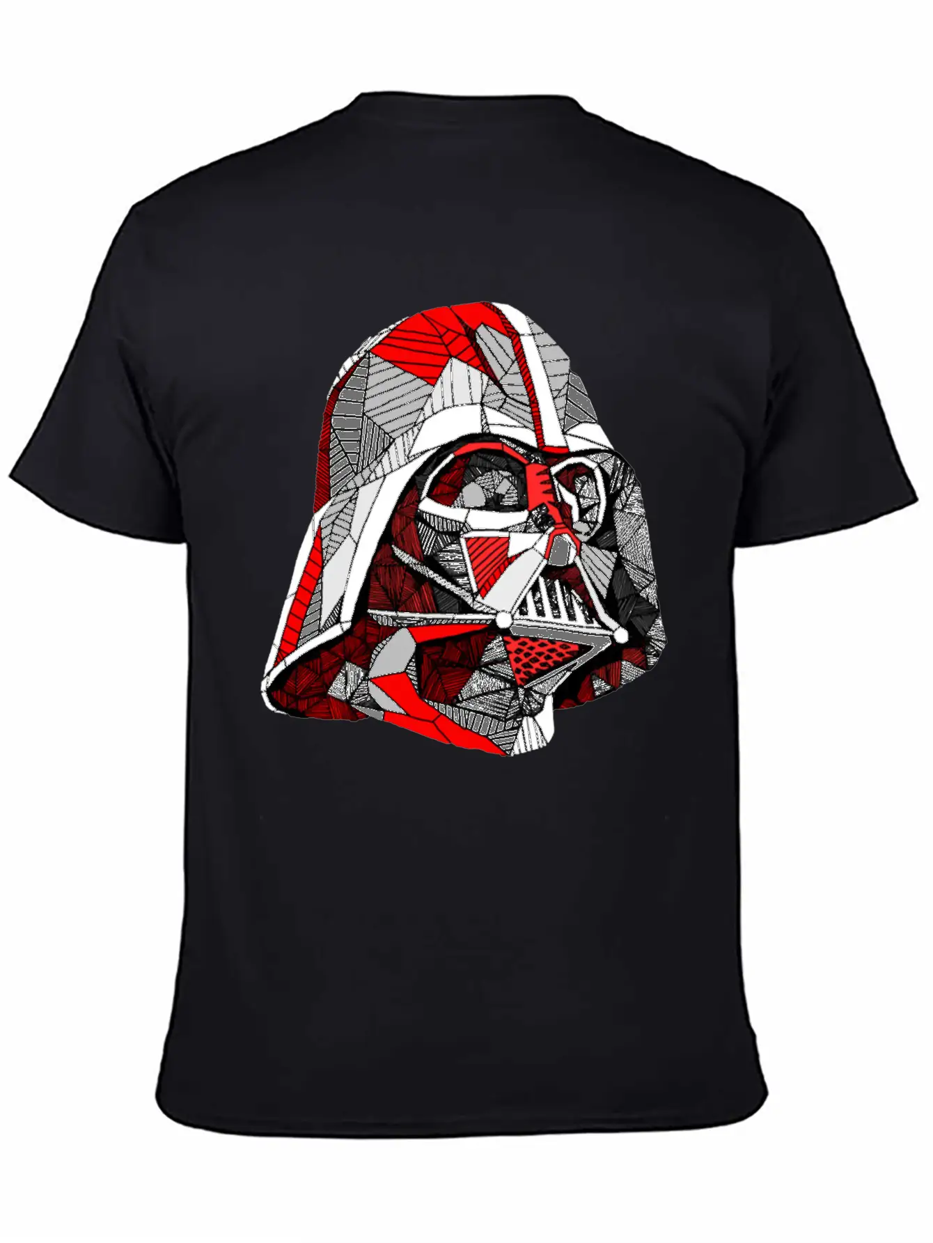 Abstract Vader Breathable Graphic T-Shirt – Perfect For Casual Days