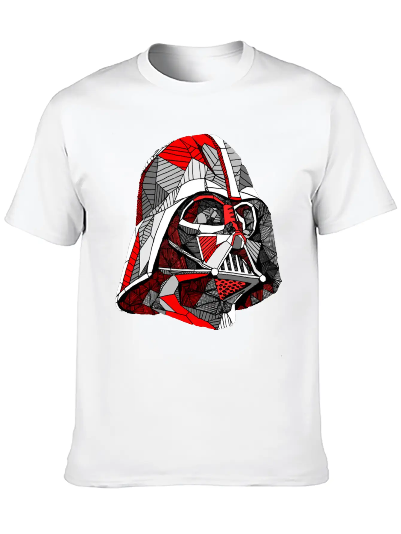 Abstract Vader Breathable Graphic T-Shirt – Perfect For Casual Days