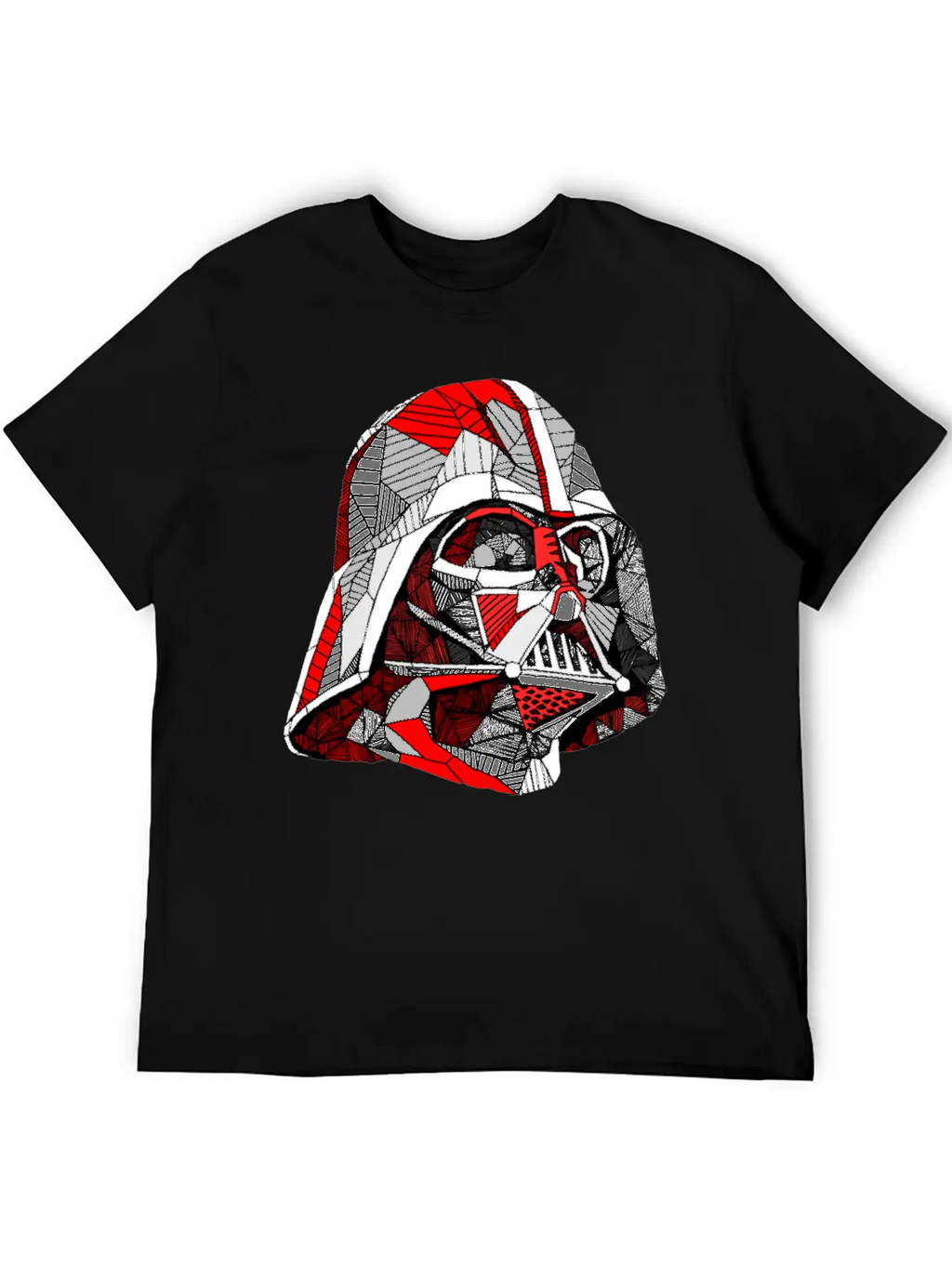 Abstract Vader Breathable Graphic T-Shirt – Perfect For Casual Days