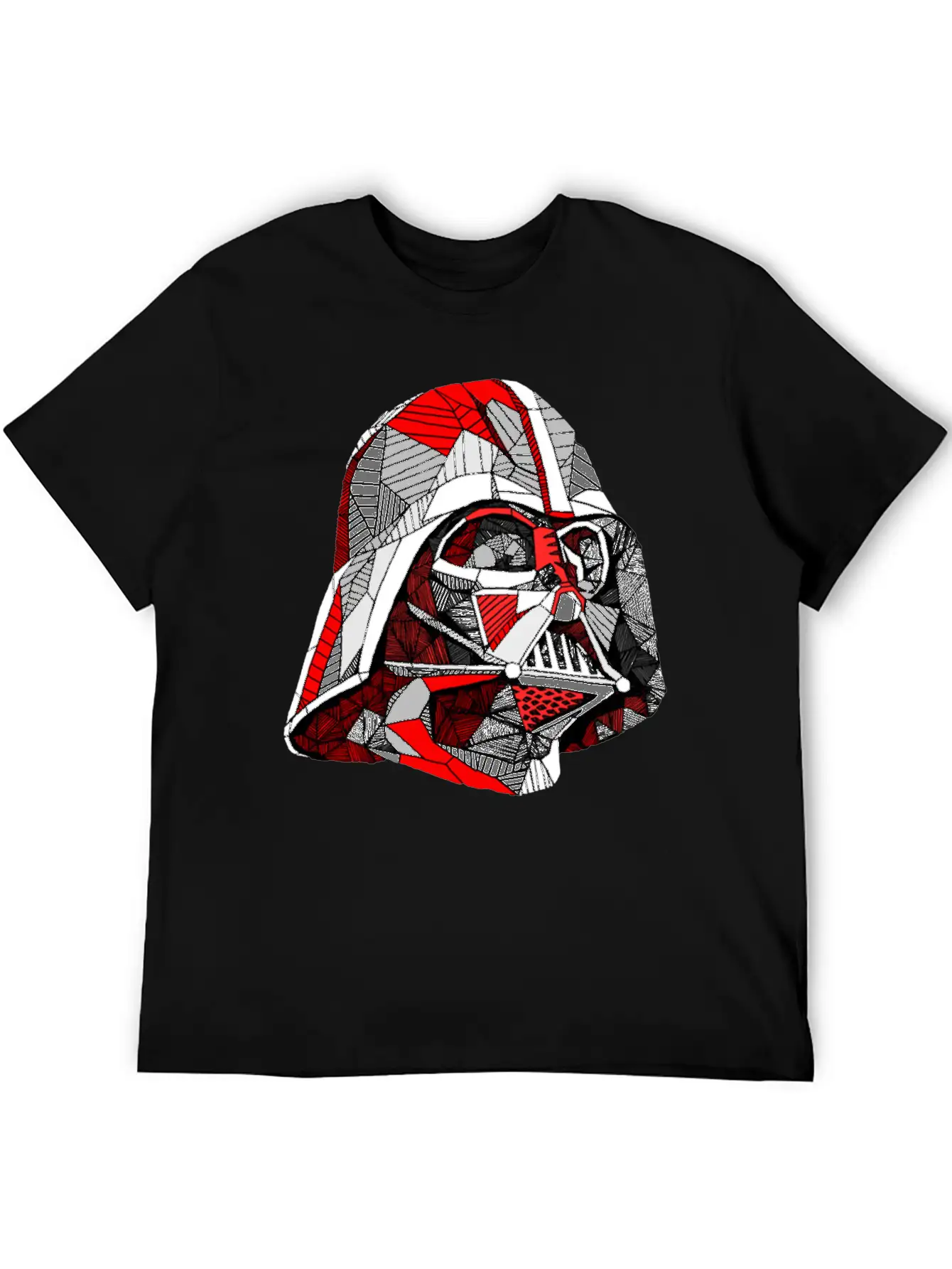 Abstract Vader Breathable Graphic T-Shirt – Perfect For Casual Days