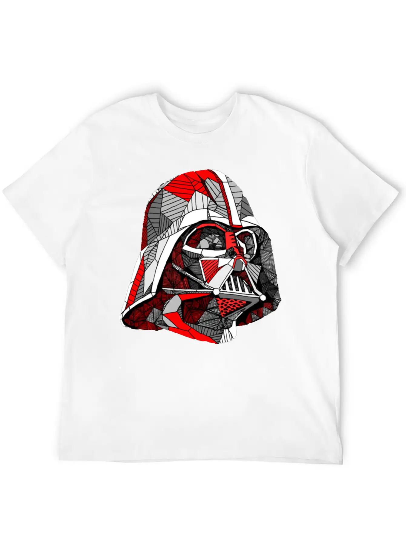 Abstract Vader Breathable Graphic T-Shirt – Perfect For Casual Days
