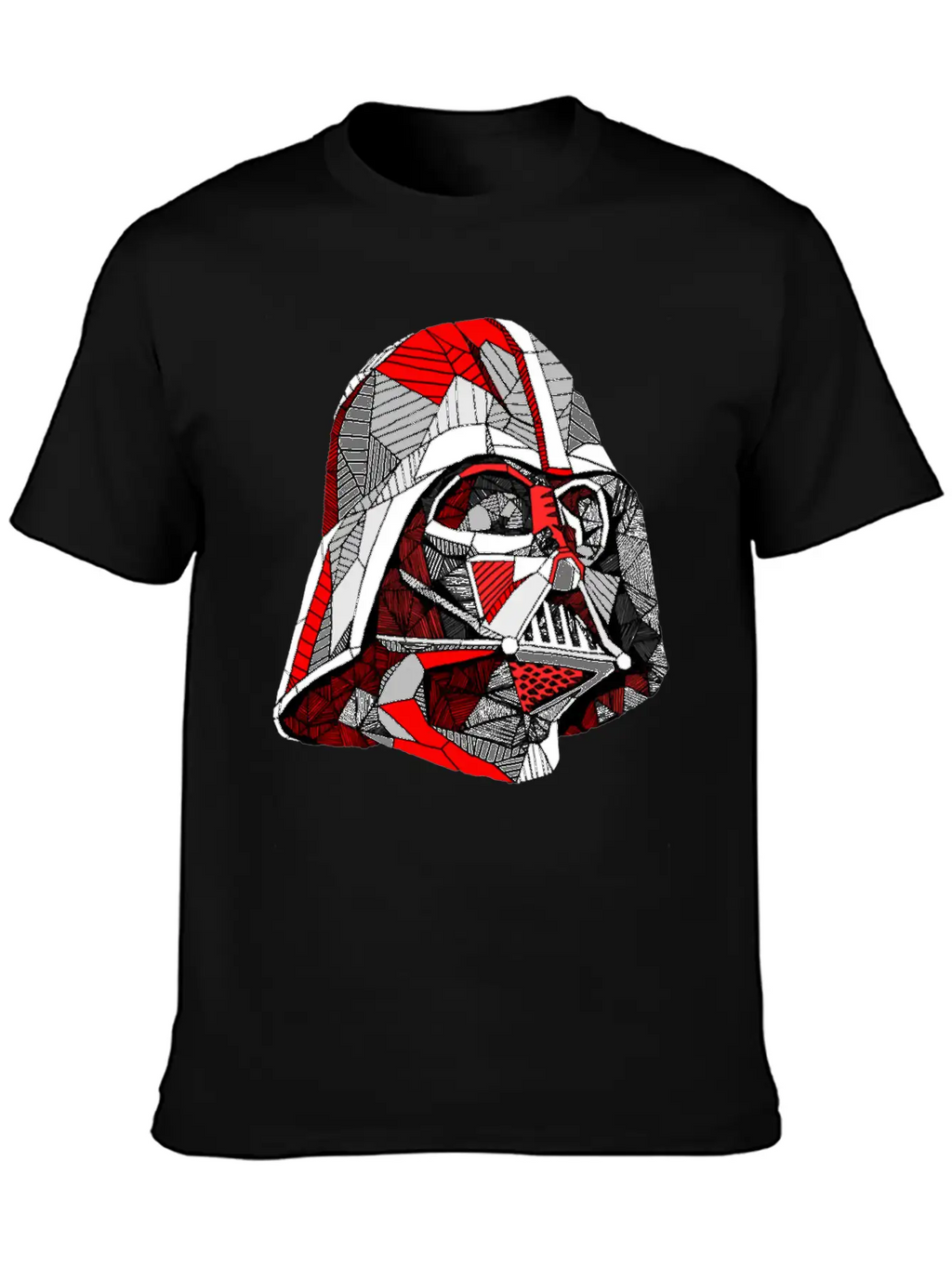 Abstract Vader Breathable Graphic T-Shirt – Perfect For Casual Days