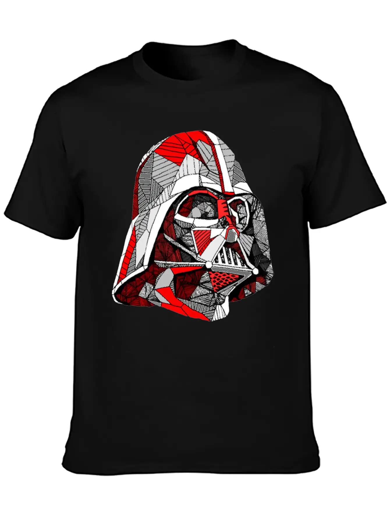 Abstract Vader Breathable Graphic T-Shirt – Perfect For Casual Days