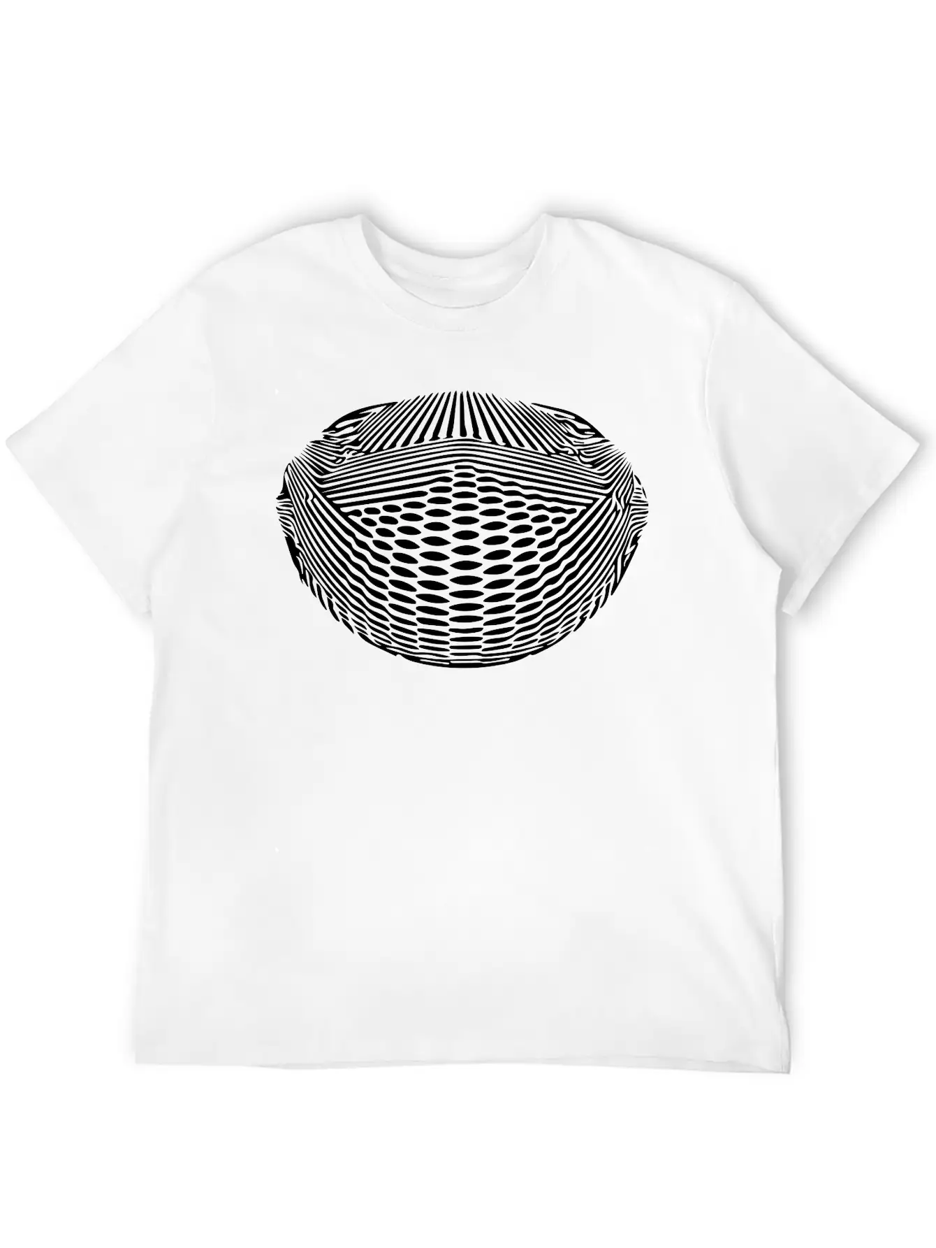 Abstract Vector Art Ball Classic Cotton Tee – Unisex Comfort For Any Season