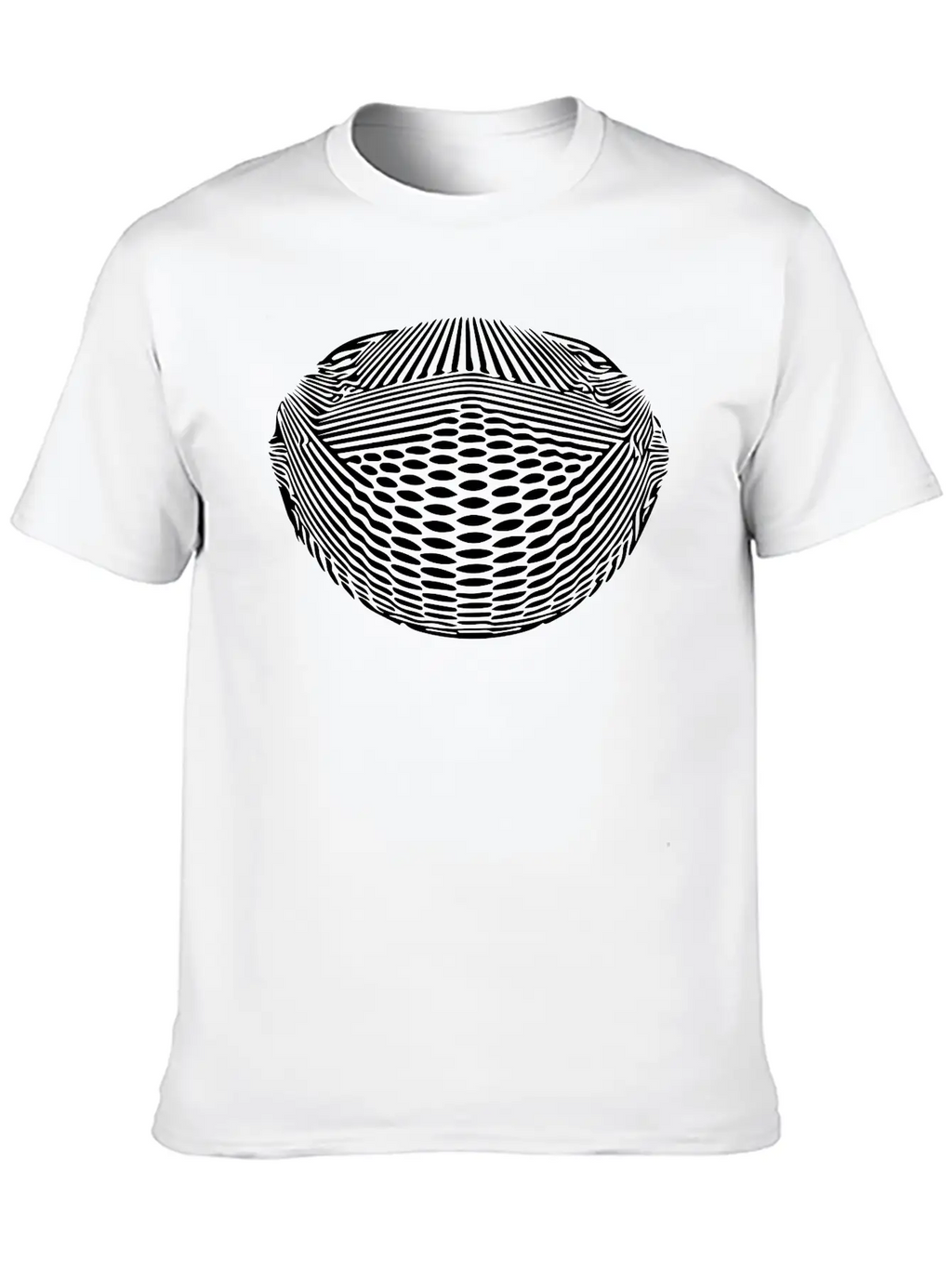 Abstract Vector Art Ball Classic Cotton Tee – Unisex Comfort For Any Season