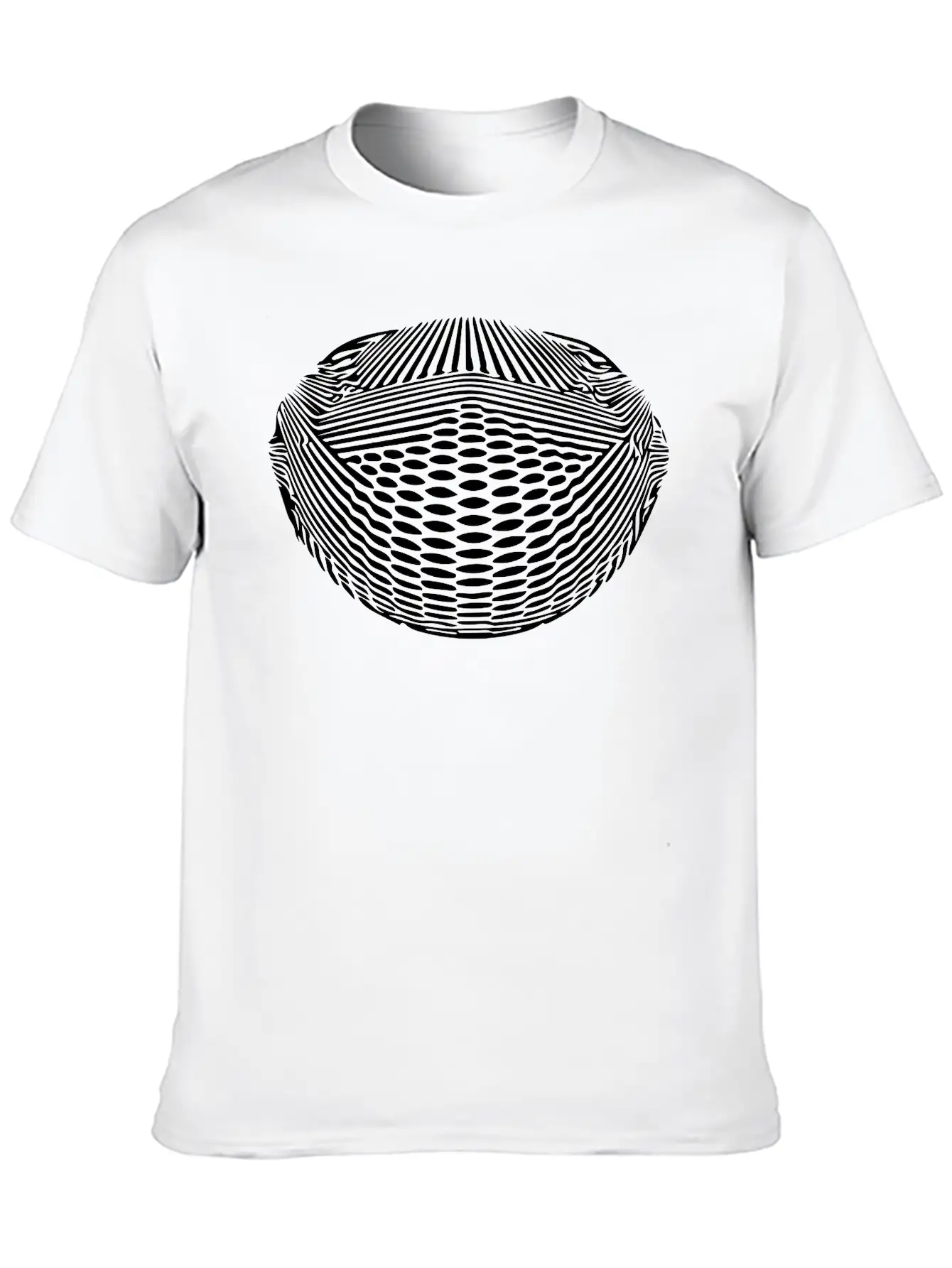 Abstract Vector Art Ball Classic Cotton Tee – Unisex Comfort For Any Season