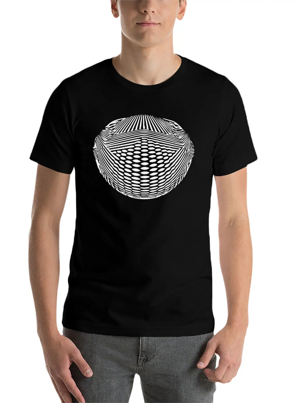 Abstract Vector Art Ball Classic Cotton Tee – Unisex Comfort For Any Season