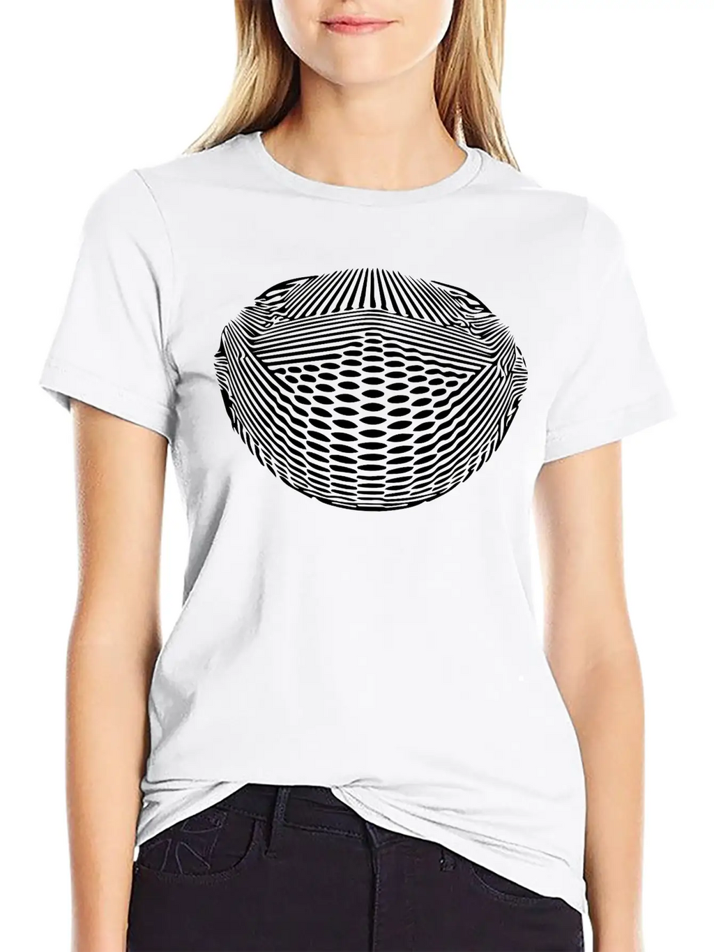 Abstract Vector Art Ball Classic Cotton Tee – Unisex Comfort For Any Season