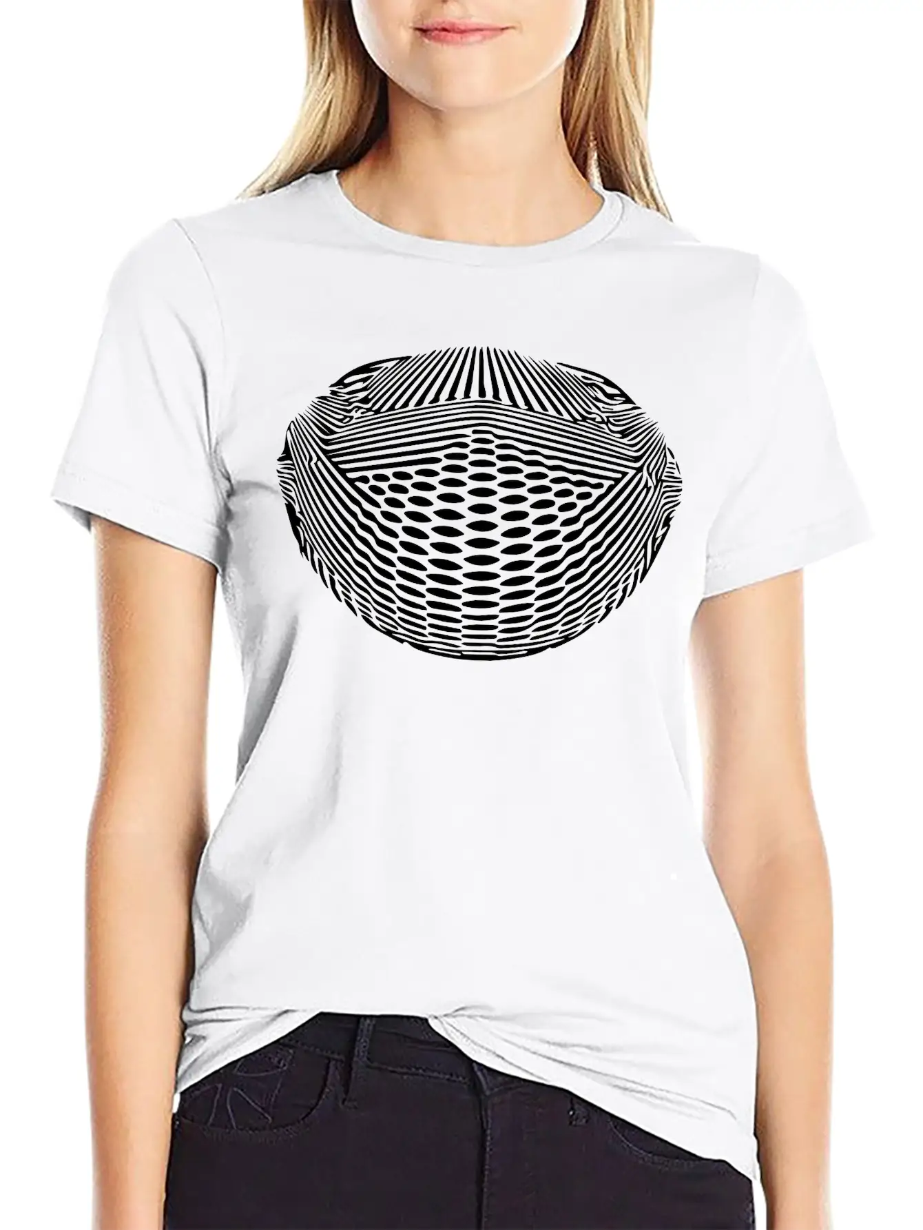 Abstract Vector Art Ball Classic Cotton Tee – Unisex Comfort For Any Season