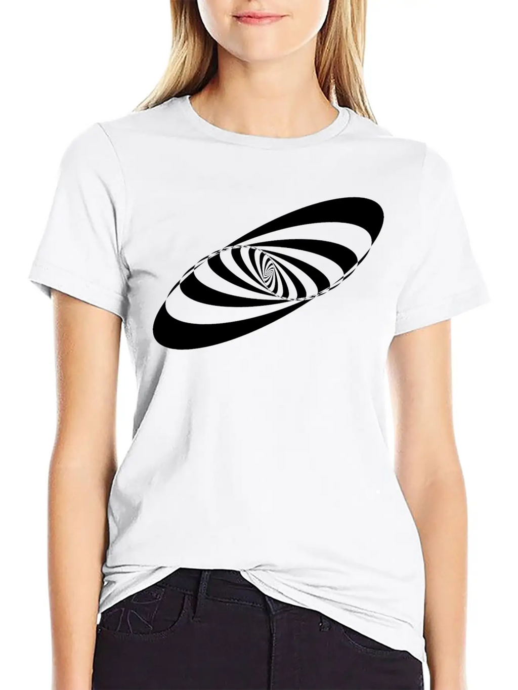 Abstract Vortex 56 Essential Cotton Tee For Daily Outfits – Unisex Style