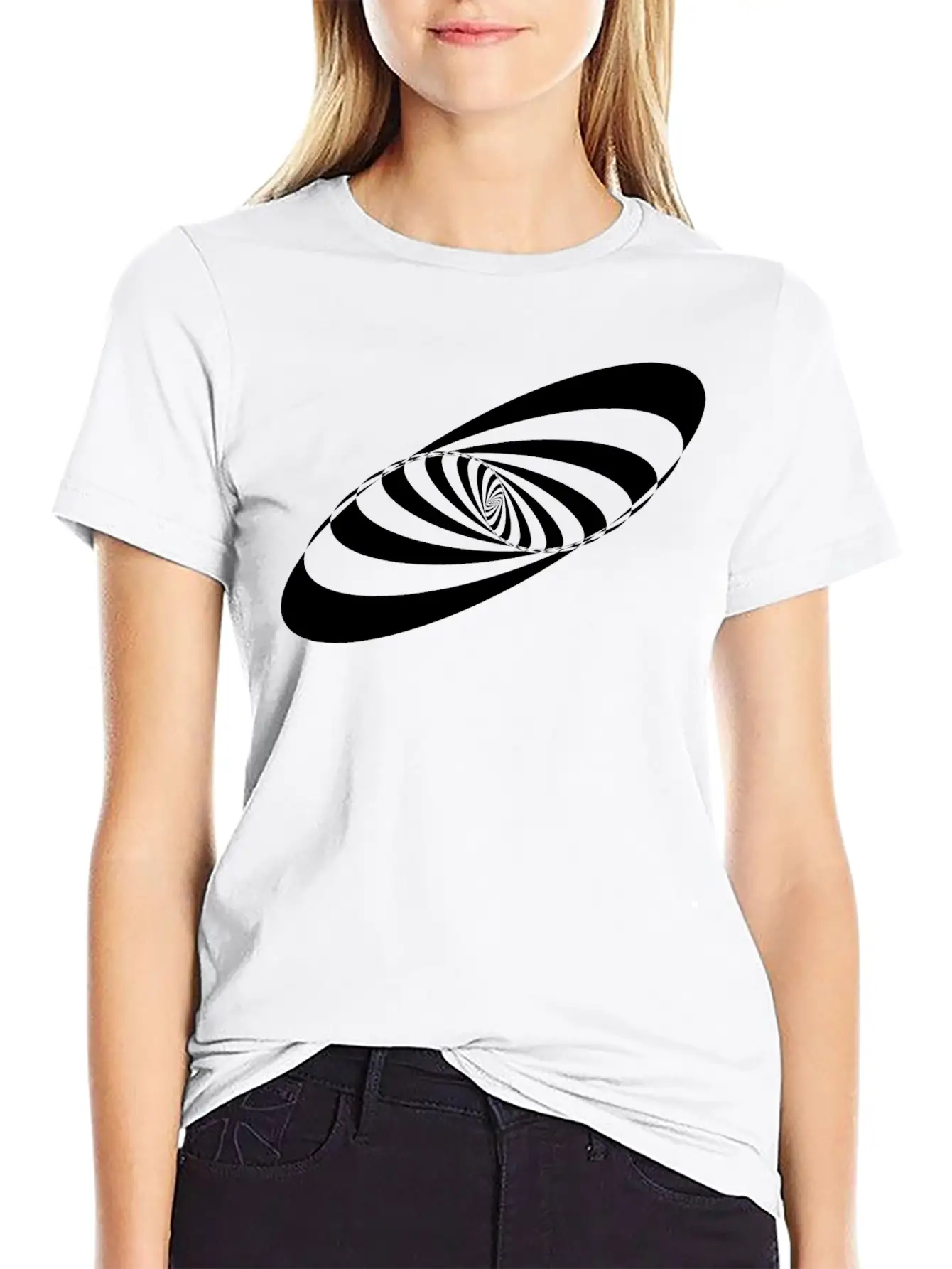 Abstract Vortex 56 Essential Cotton Tee For Daily Outfits – Unisex Style