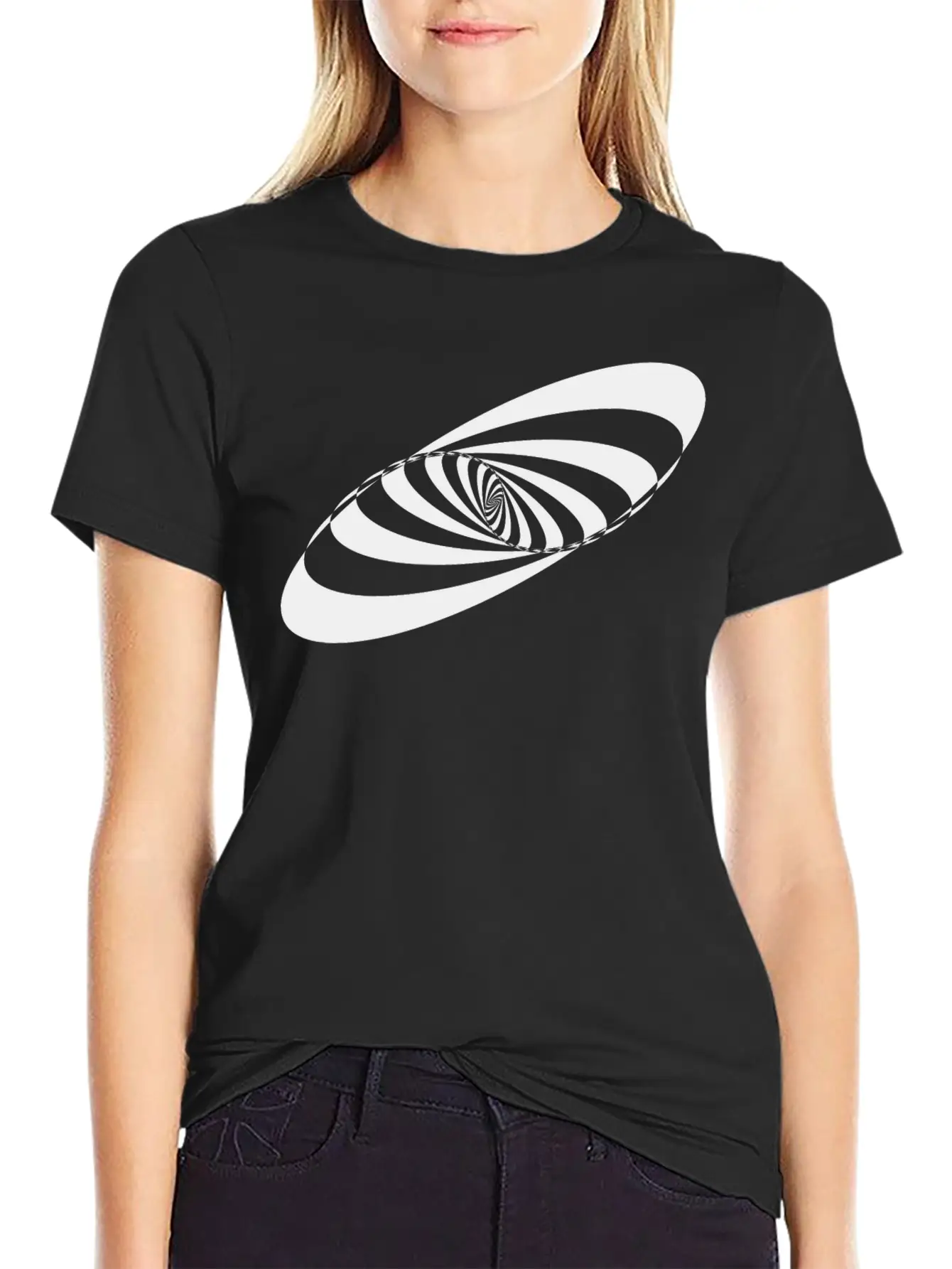 Abstract Vortex 56 Essential Cotton Tee For Daily Outfits – Unisex Style
