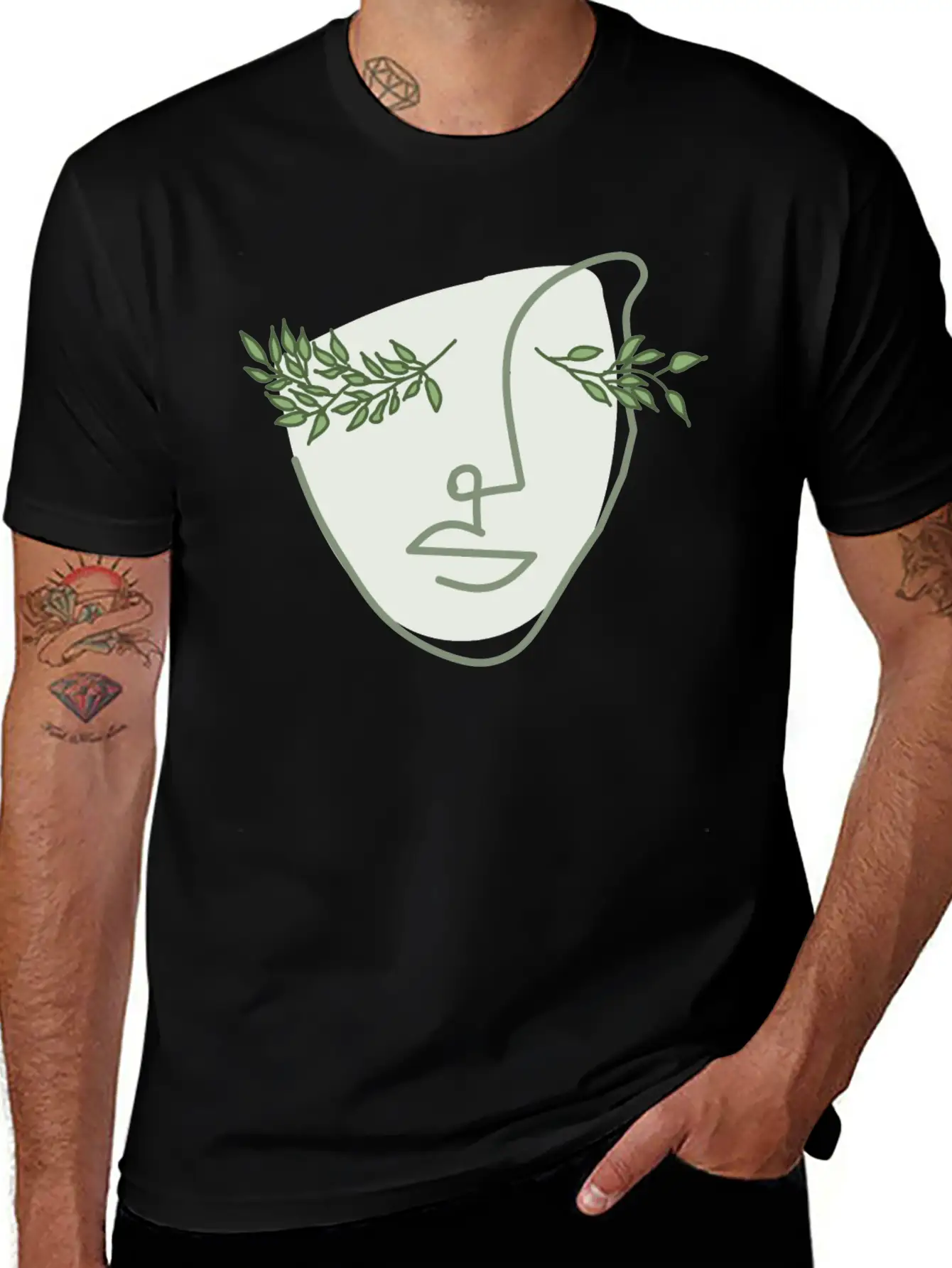 Abstrait Art Timeless Short Sleeve Tee – Comfy And Minimalist Design