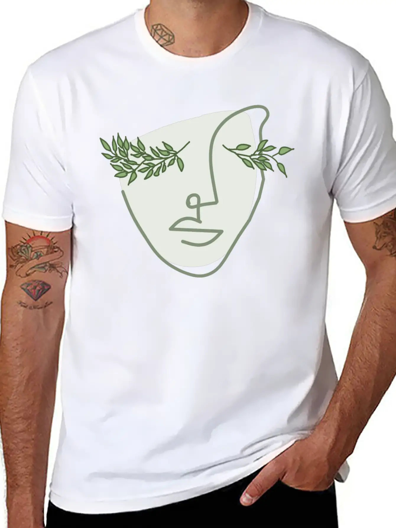 Abstrait Art Timeless Short Sleeve Tee – Comfy And Minimalist Design