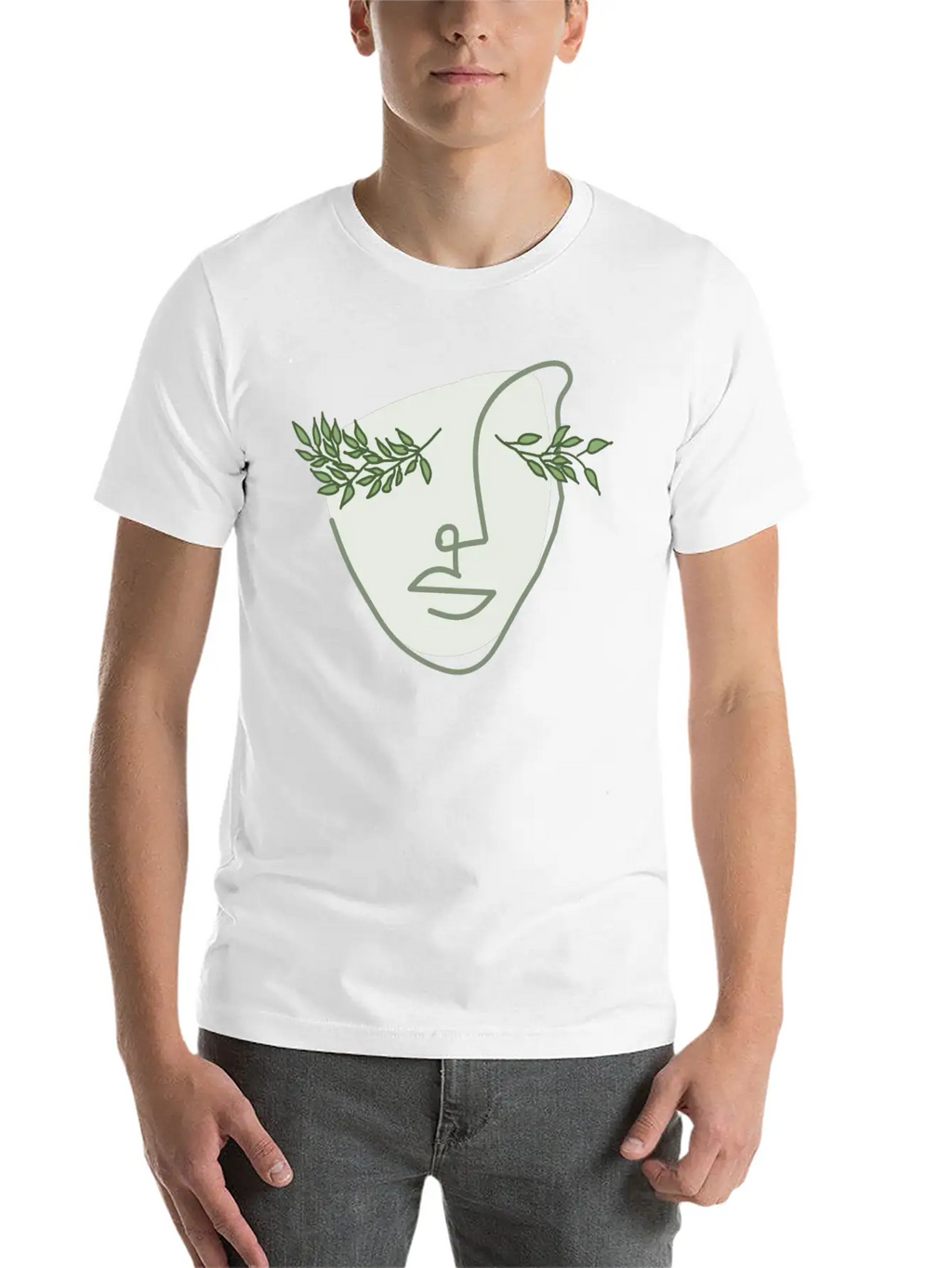 Abstrait Art Timeless Short Sleeve Tee – Comfy And Minimalist Design
