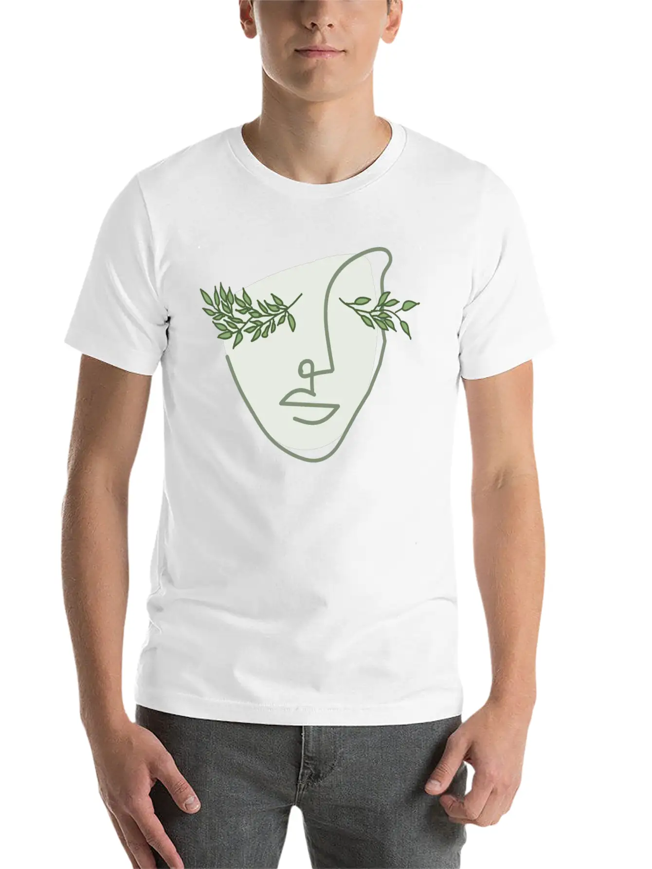 Abstrait Art Timeless Short Sleeve Tee – Comfy And Minimalist Design