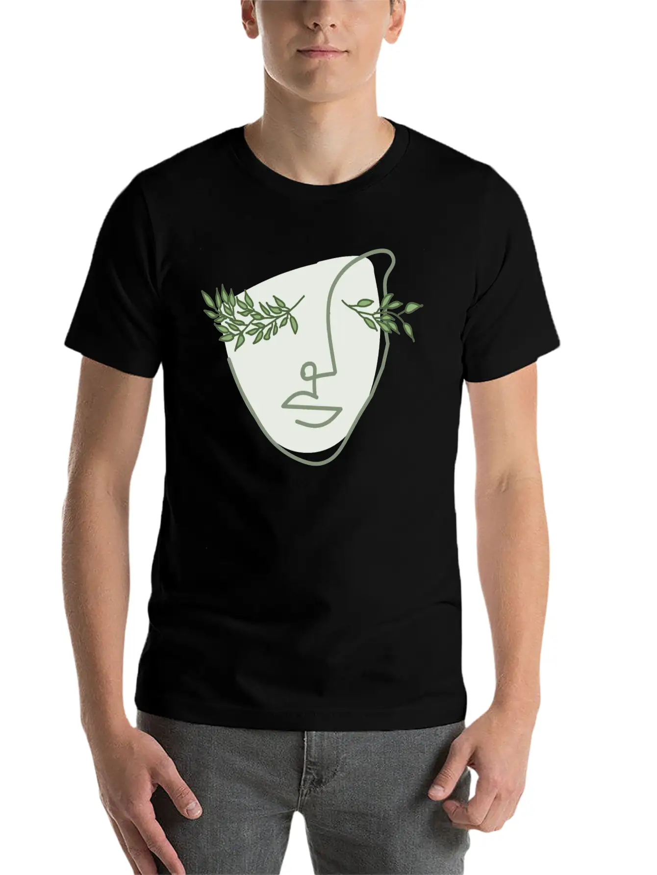 Abstrait Art Timeless Short Sleeve Tee – Comfy And Minimalist Design