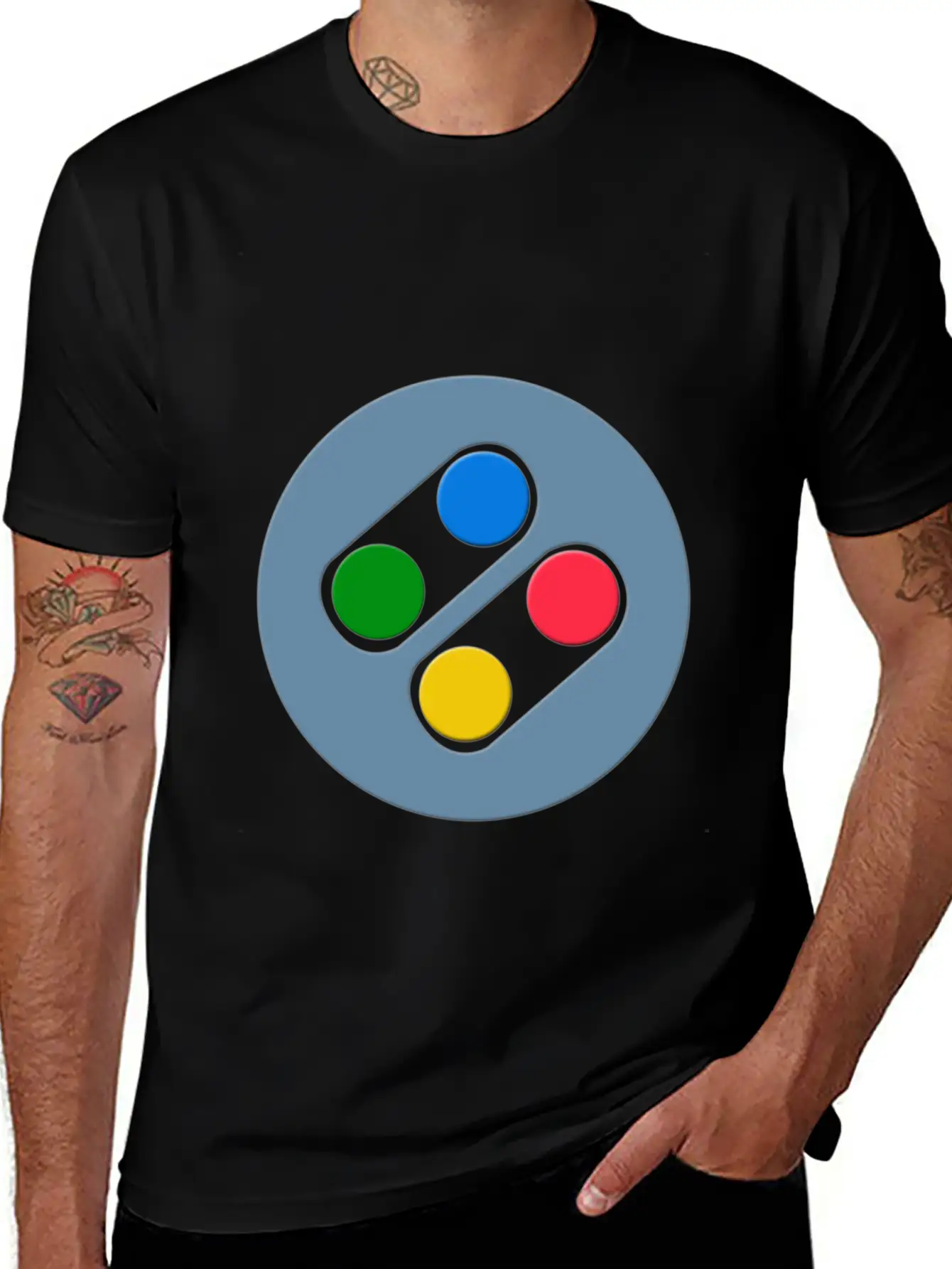 ABXY Controller Timeless Short Sleeve Tee – Comfy And Minimalist Design
