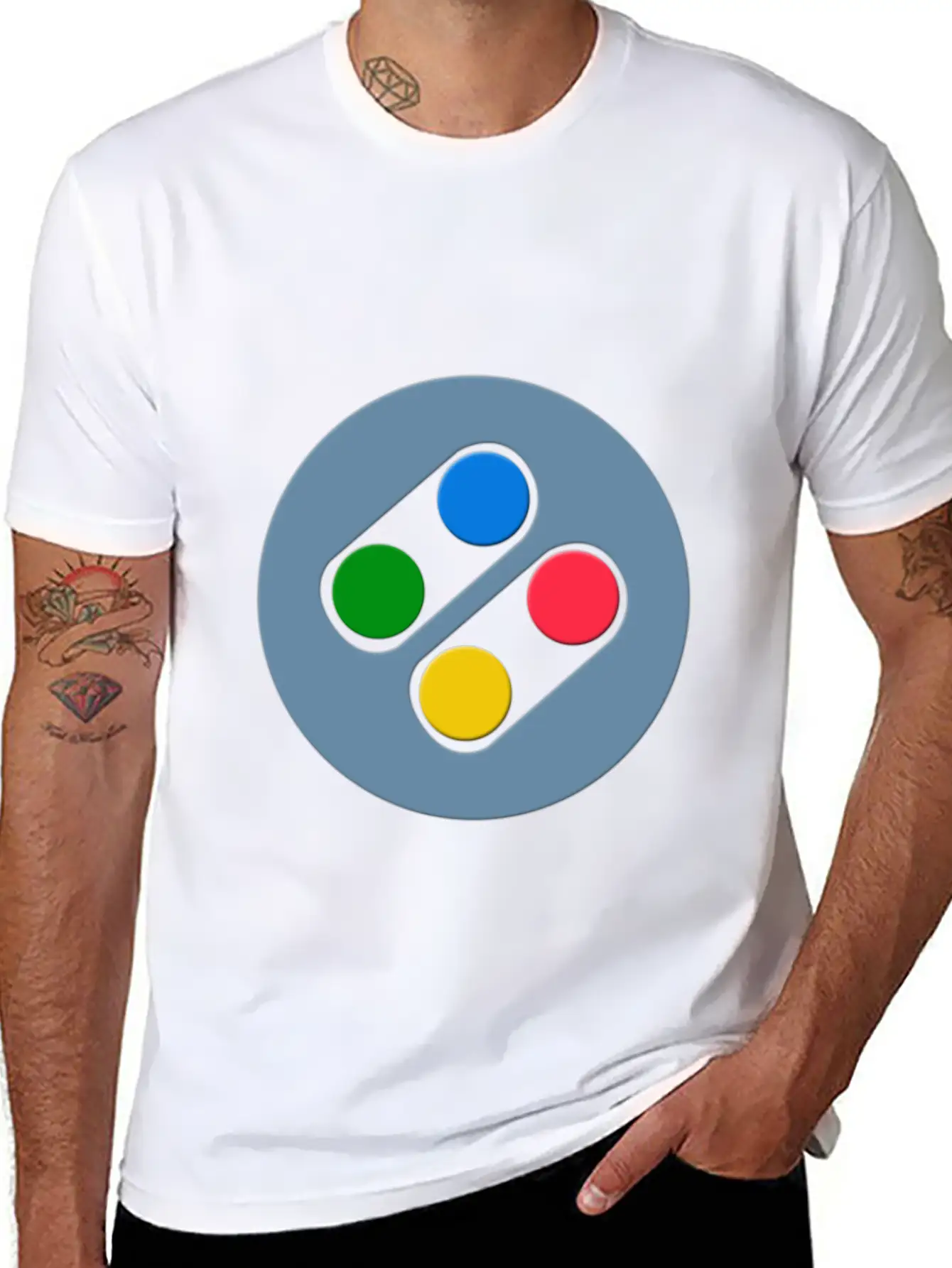 ABXY Controller Timeless Short Sleeve Tee – Comfy And Minimalist Design
