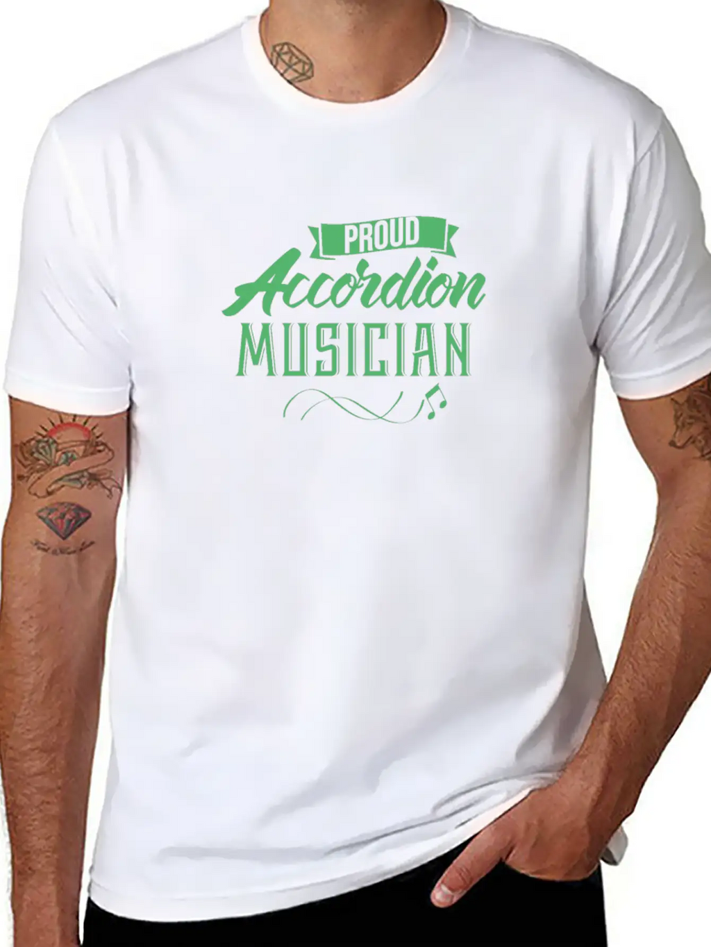 Accordion Player Music Accordion Accordionist Song Modern Fit Casual T-Shirt – Clean And Versatile Design