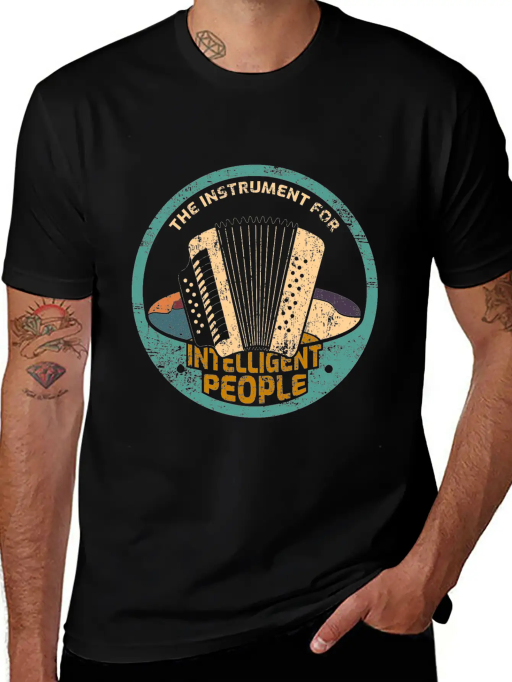 Accordion Relaxed Everyday Tee – Lightweight And Durable Cotton