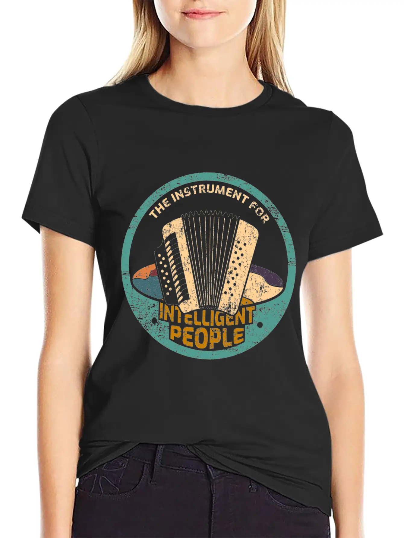Accordion Relaxed Everyday Tee – Lightweight And Durable Cotton
