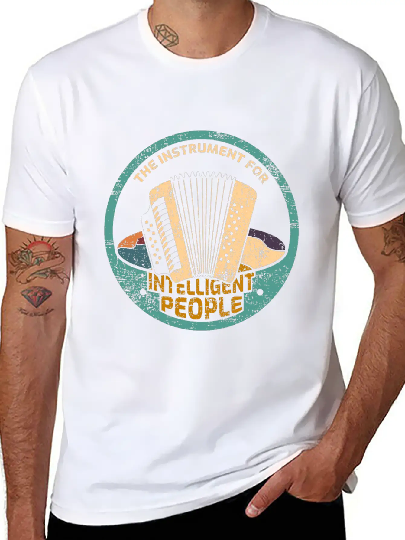 Accordion Relaxed Everyday Tee – Lightweight And Durable Cotton