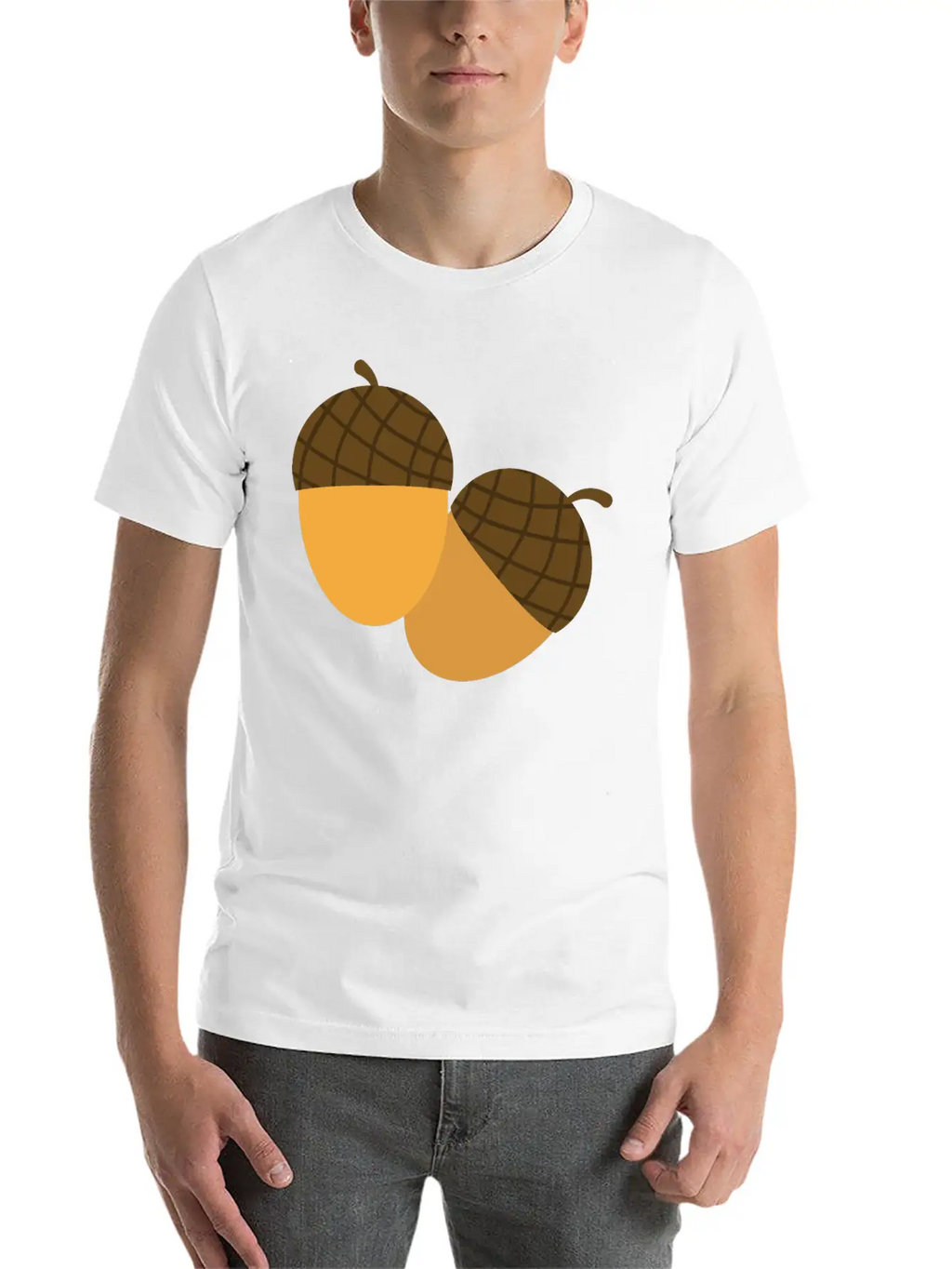 Acorns Essential Cotton Tee For Daily Outfits – Unisex Style