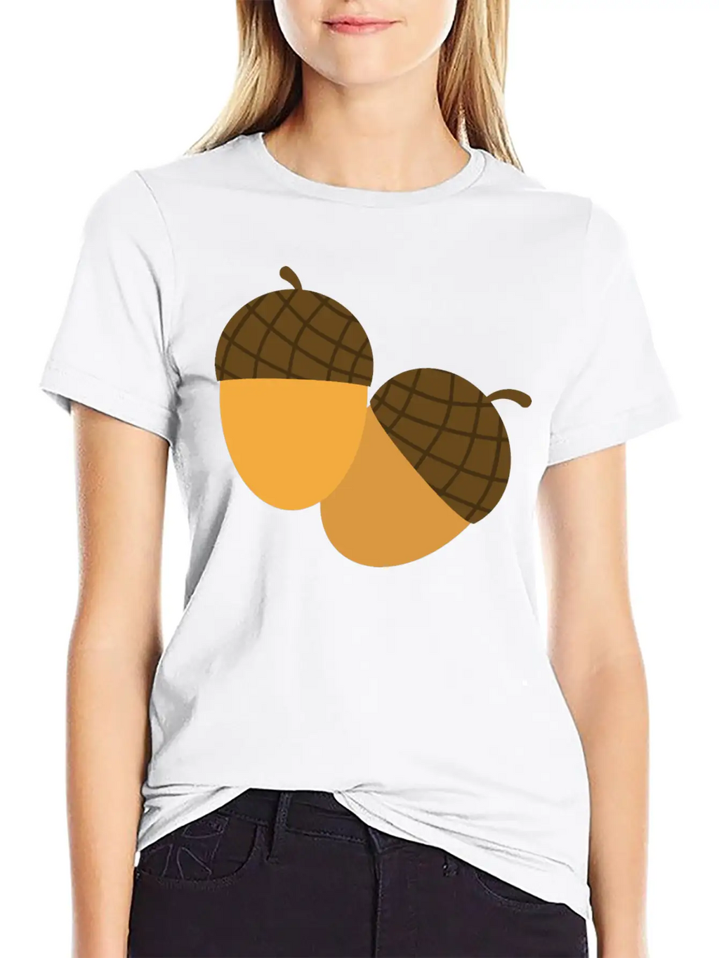 Acorns Essential Cotton Tee For Daily Outfits – Unisex Style