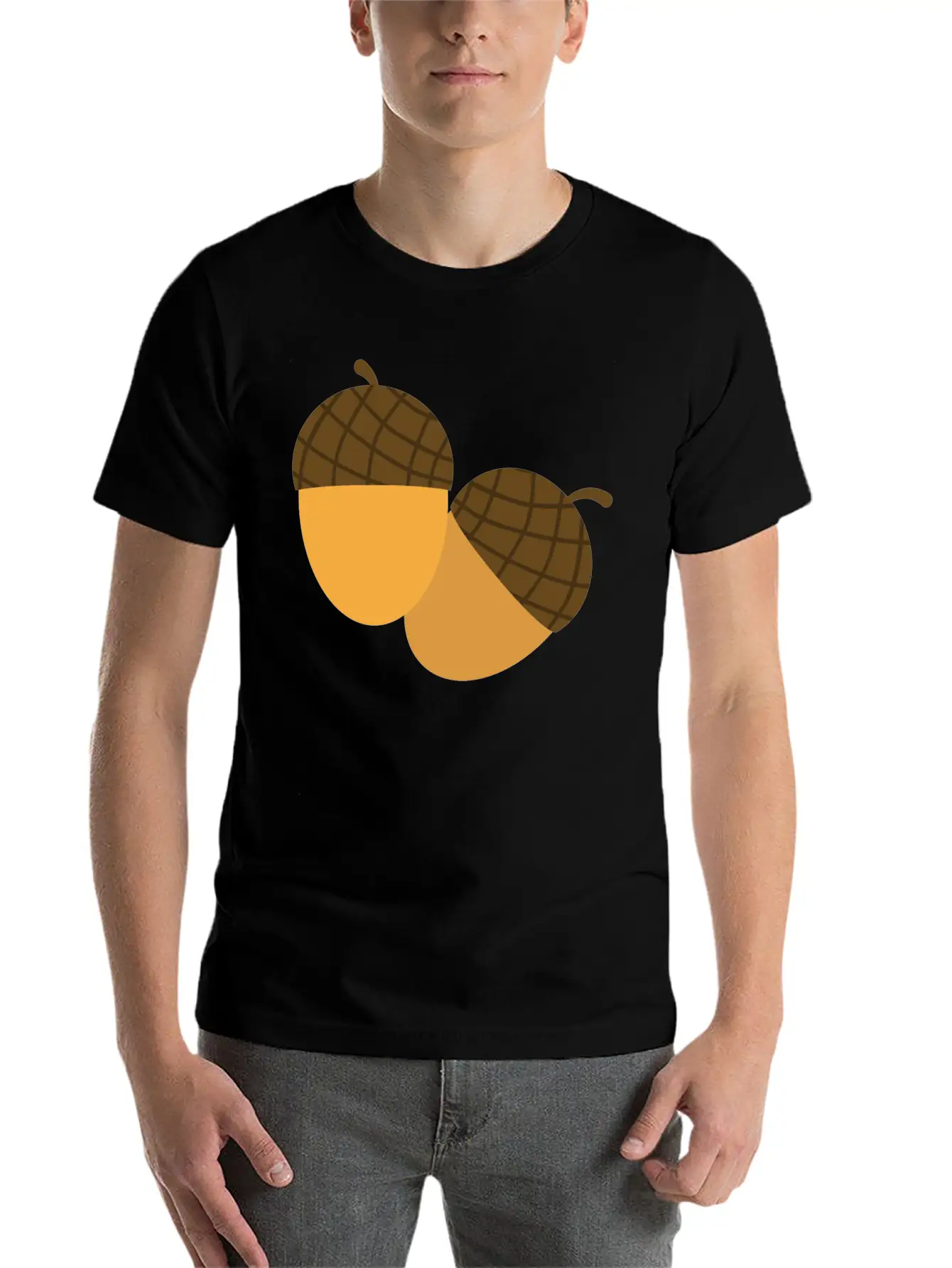 Acorns Essential Cotton Tee For Daily Outfits – Unisex Style