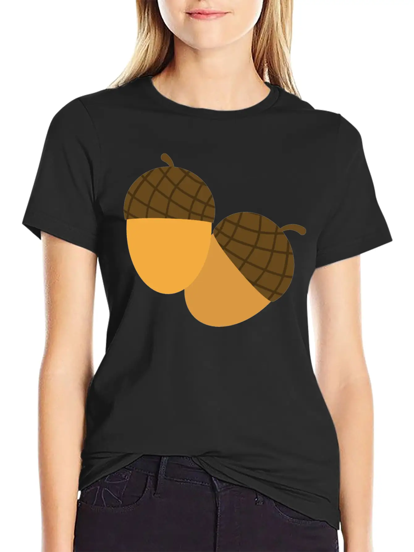 Acorns Essential Cotton Tee For Daily Outfits – Unisex Style
