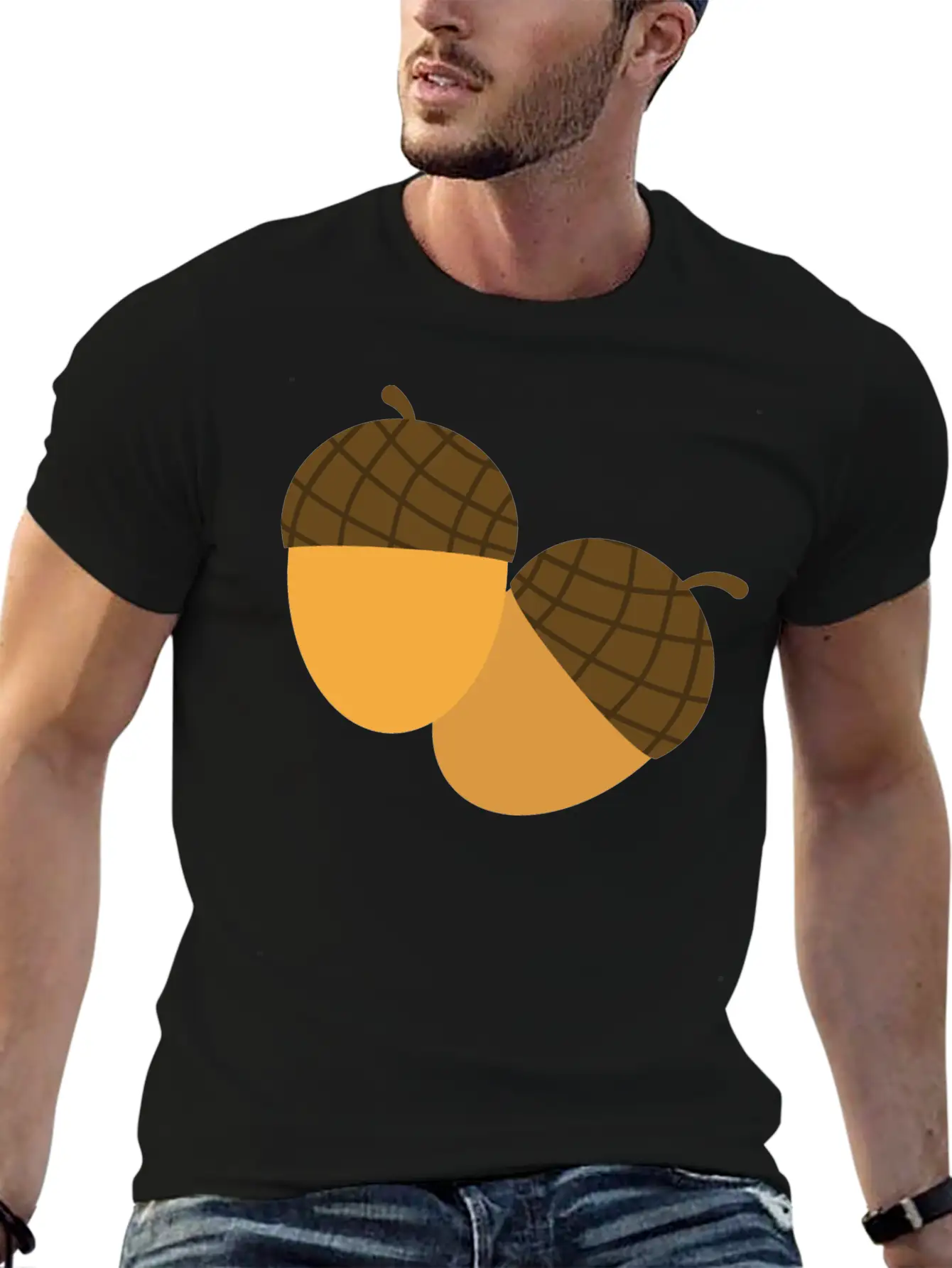 Acorns Essential Cotton Tee For Daily Outfits – Unisex Style