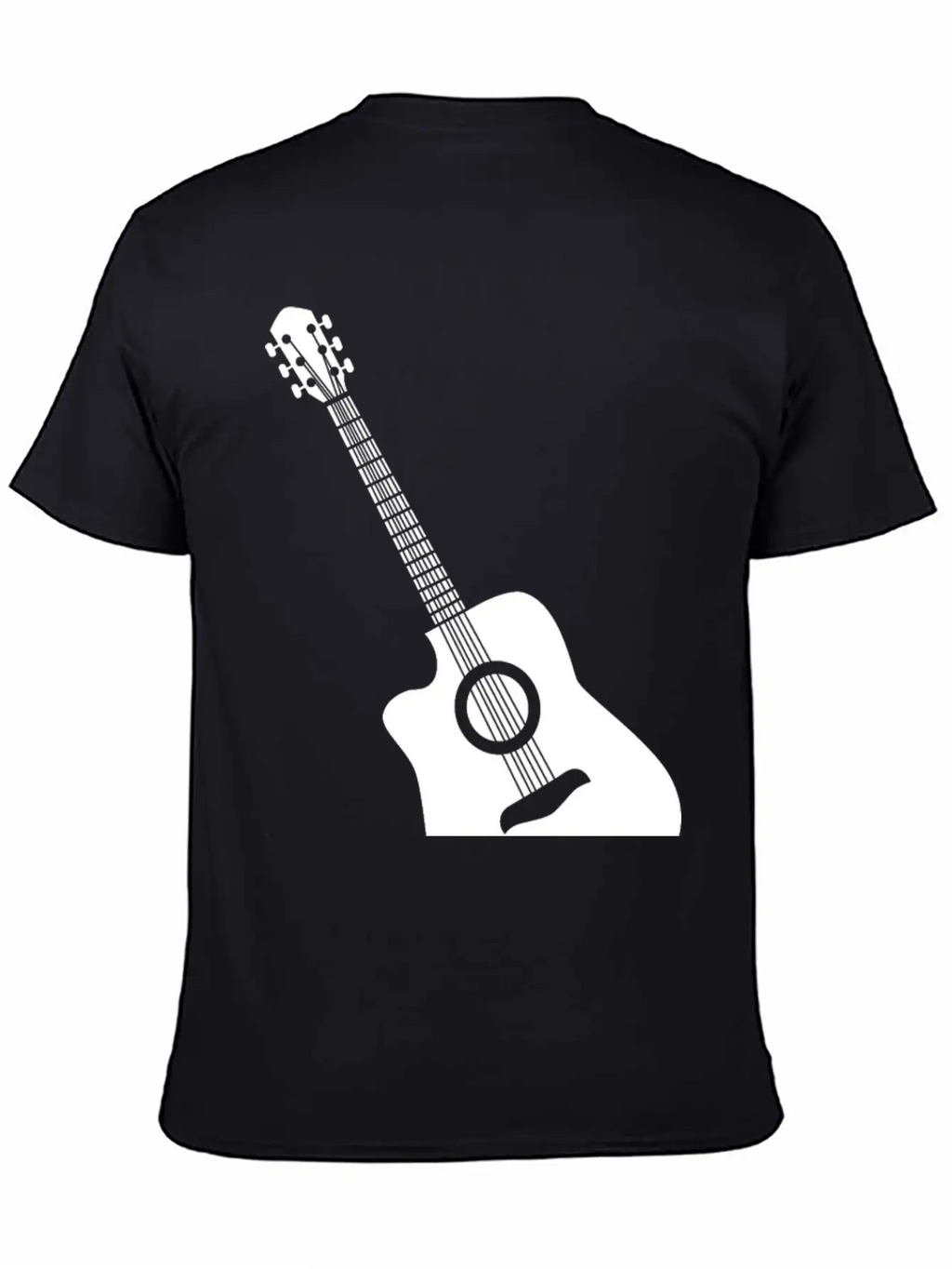 Acoustic Guitar Classic Cotton Tee – Unisex Comfort For Any Season