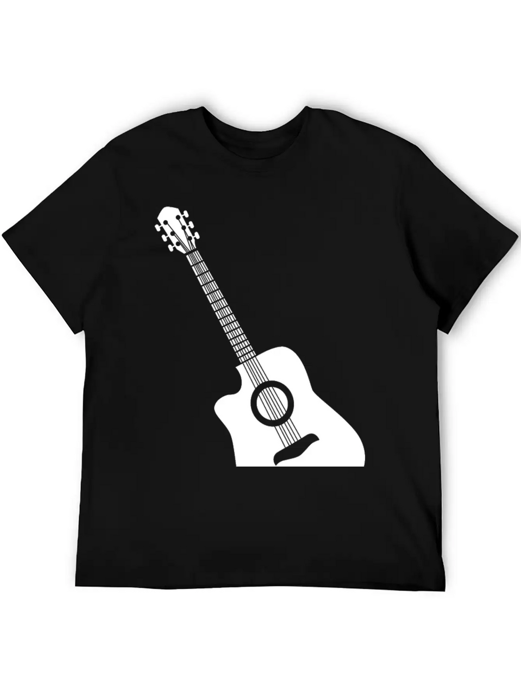 Acoustic Guitar Classic Cotton Tee – Unisex Comfort For Any Season