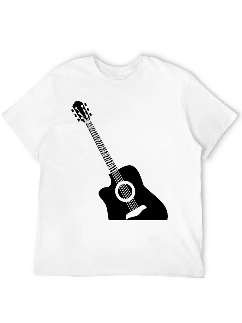 Acoustic Guitar Classic Cotton Tee – Unisex Comfort For Any Season