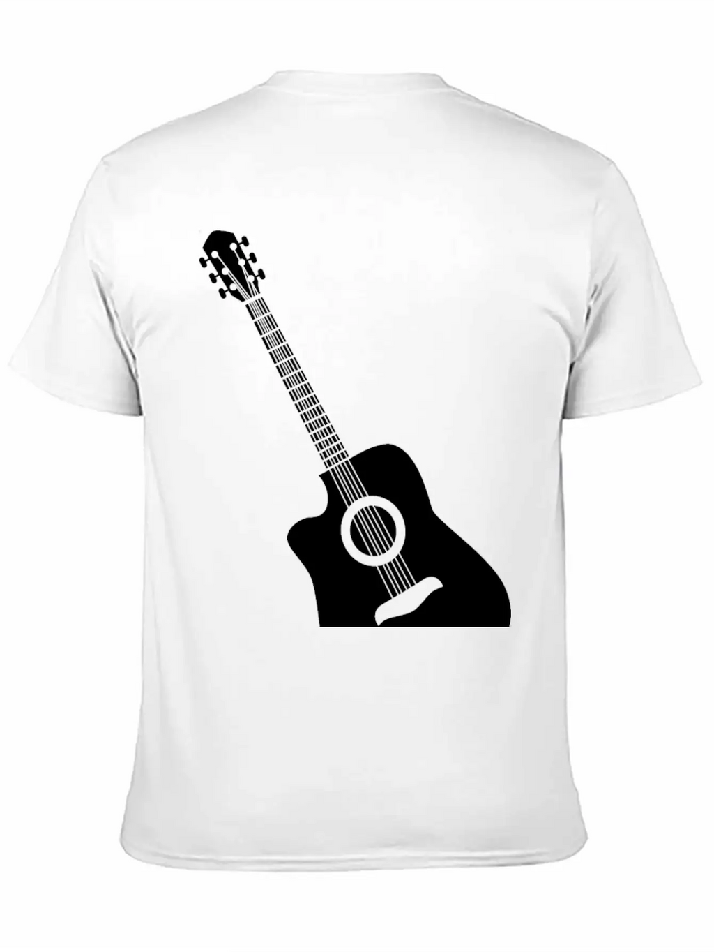 Acoustic Guitar Classic Cotton Tee – Unisex Comfort For Any Season