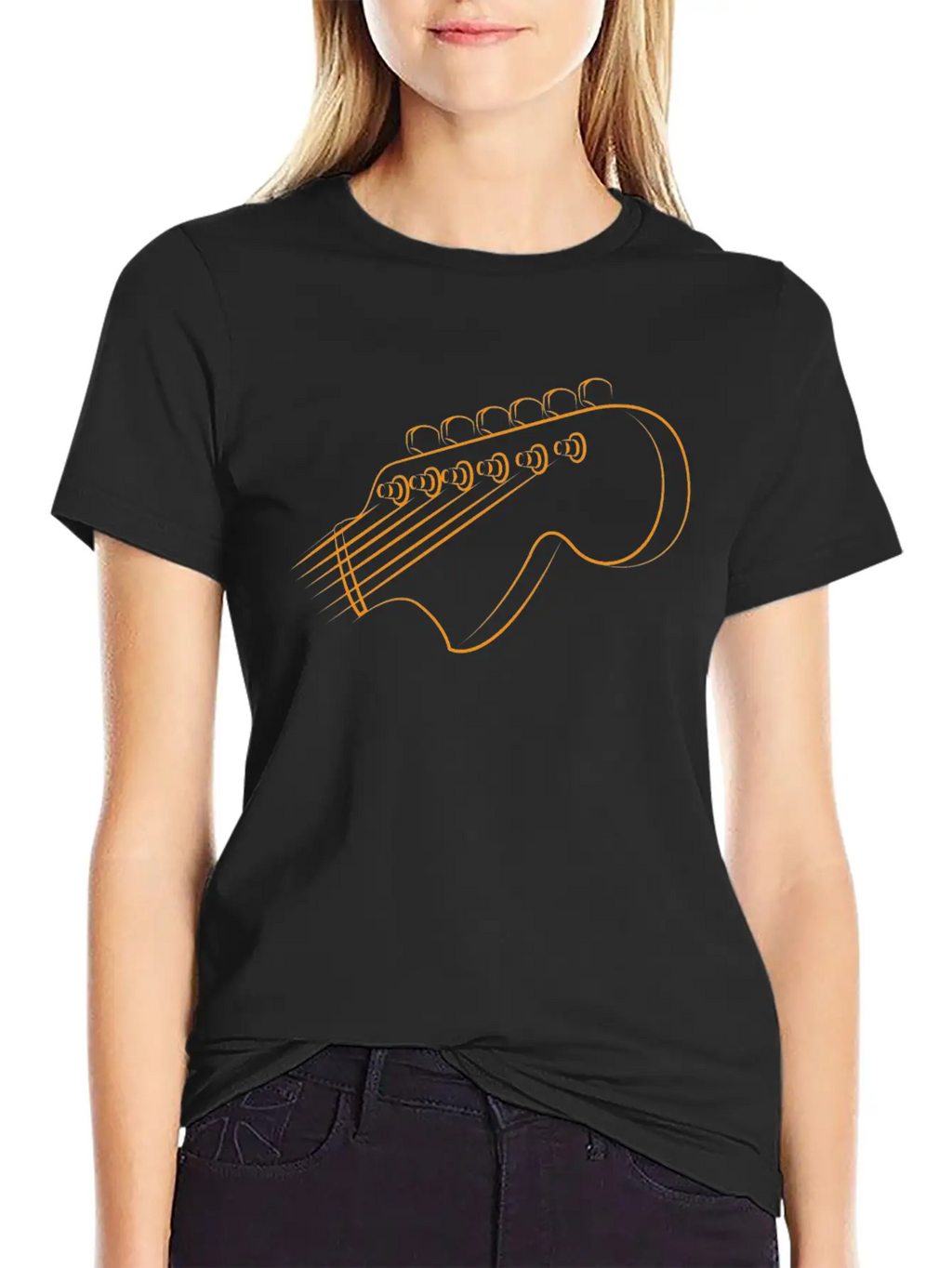 Acoustic Guitar Guitarist Breathable Graphic T-Shirt – Perfect For Casual Days