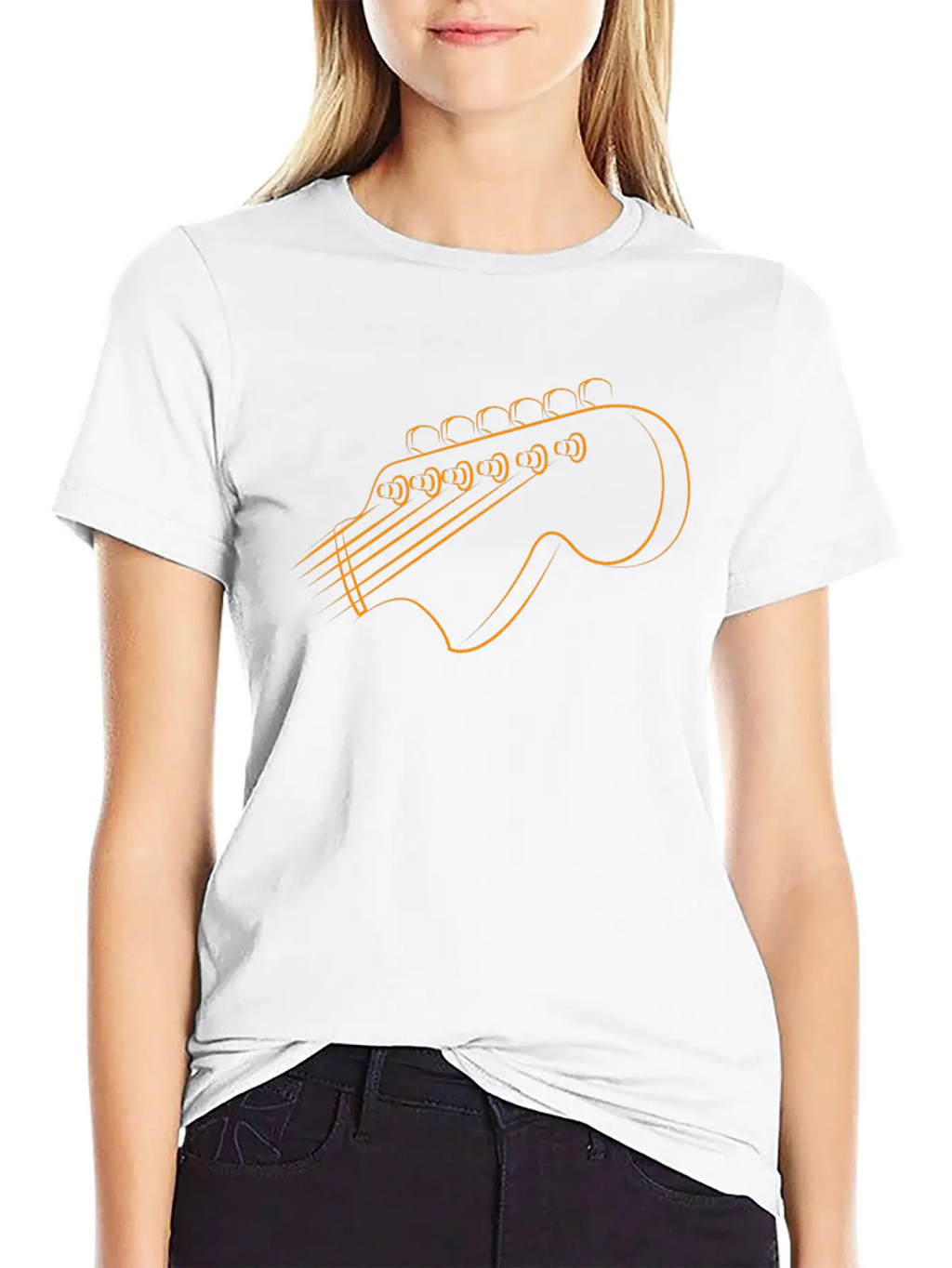 Acoustic Guitar Guitarist Breathable Graphic T-Shirt – Perfect For Casual Days