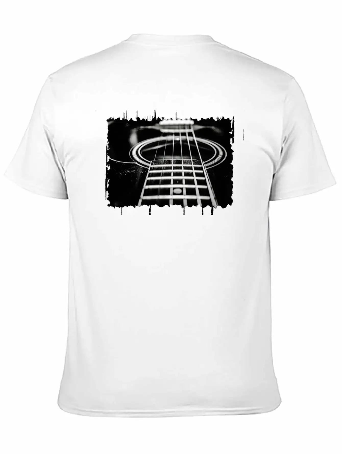 Acoustic Guitar Unisex Casual T-Shirt – Clean Design For Daily Comfort