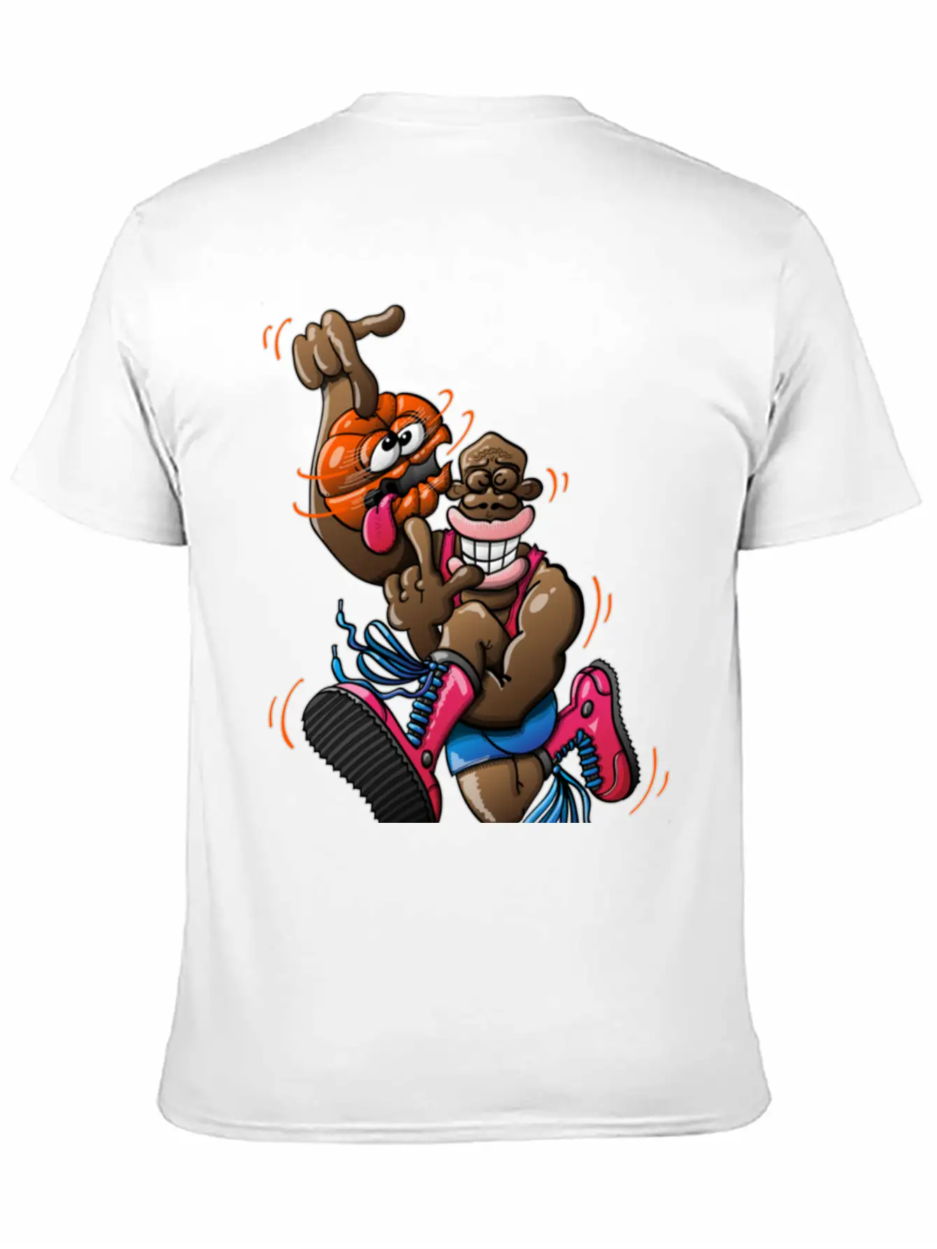 Acrobatic Basketball Classic Cotton Tee – Unisex Comfort For Any Season