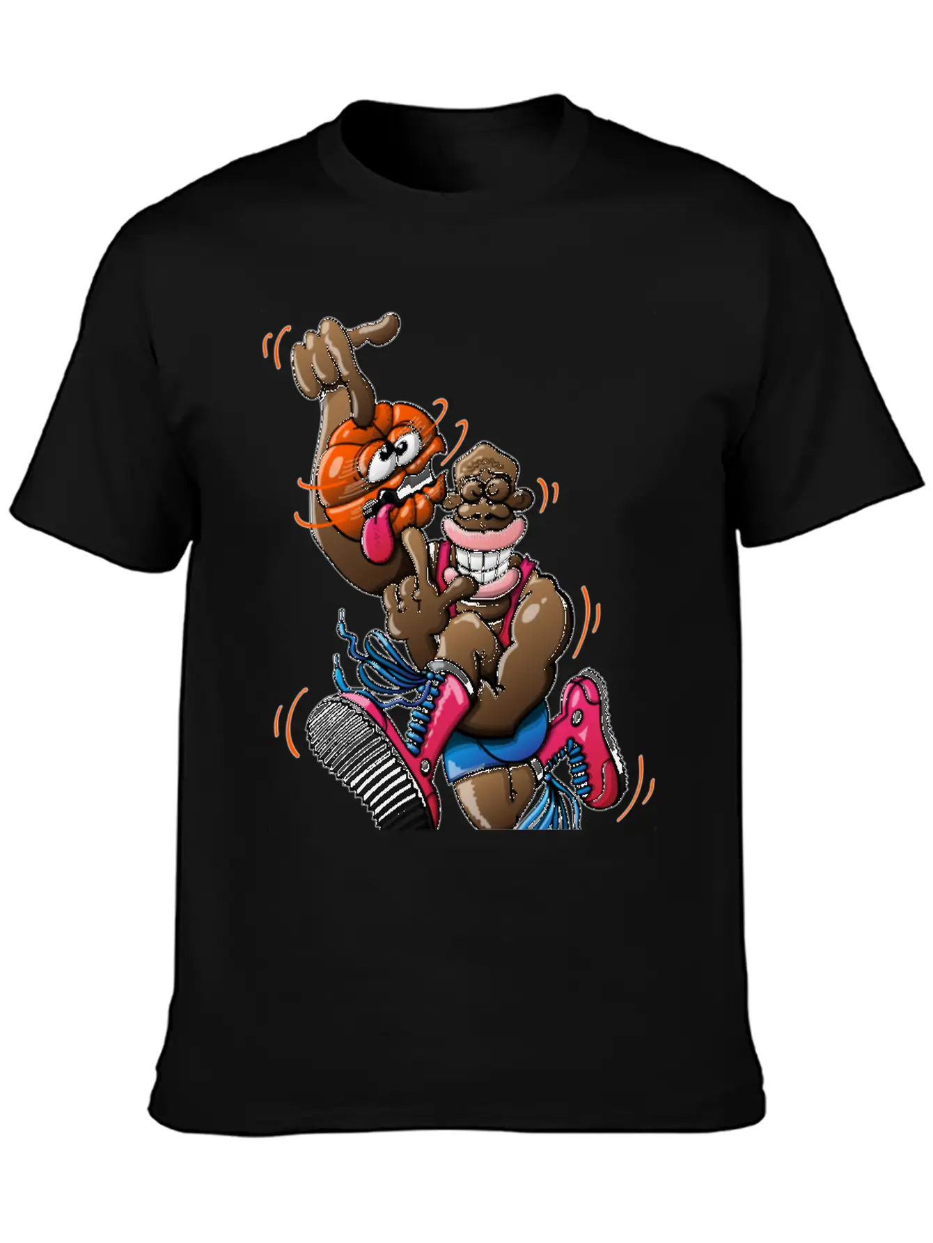 Acrobatic Basketball Classic Cotton Tee – Unisex Comfort For Any Season