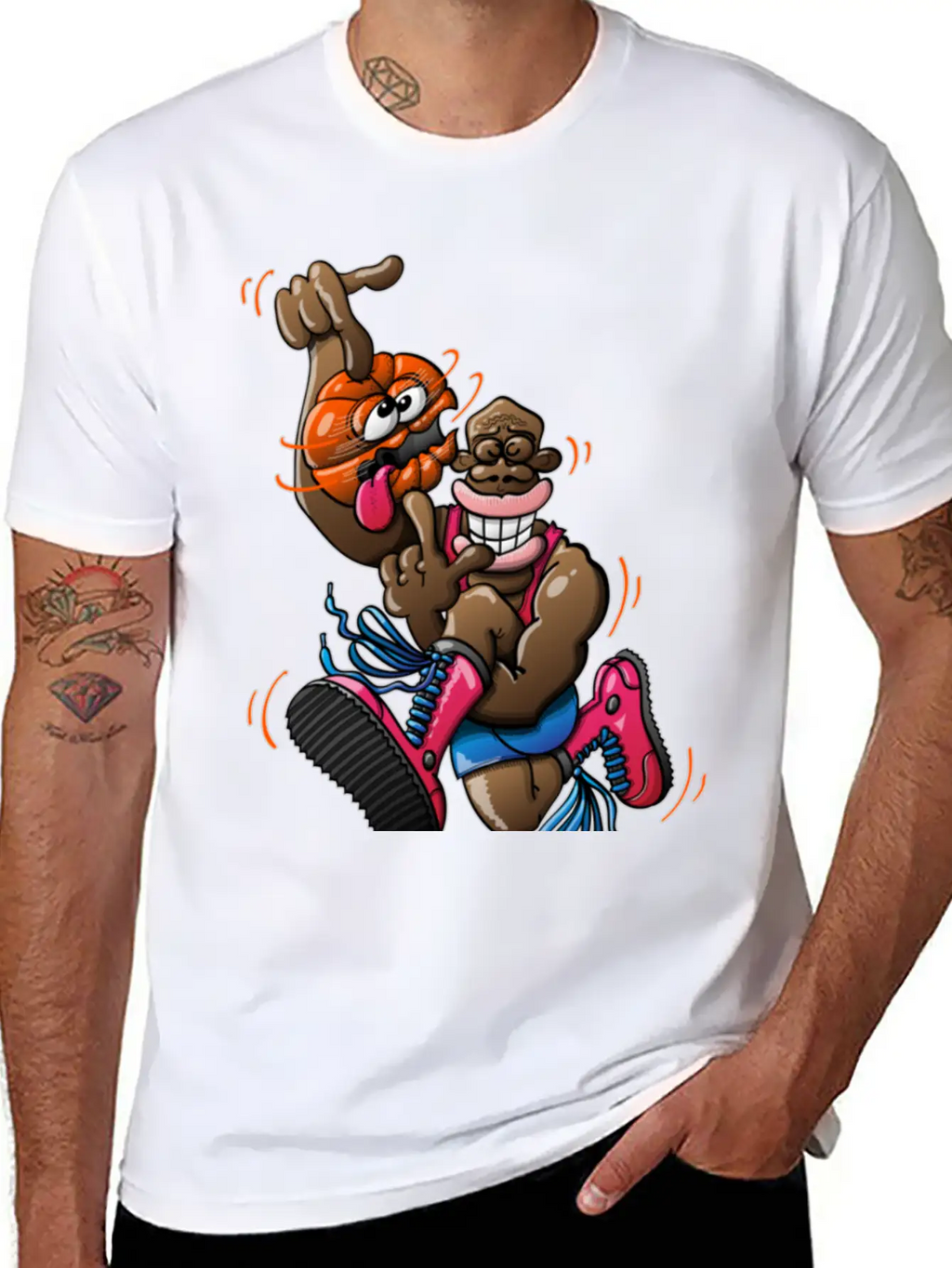 Acrobatic Basketball Stylish Everyday T-Shirt – Unisex Basic Cotton Tee