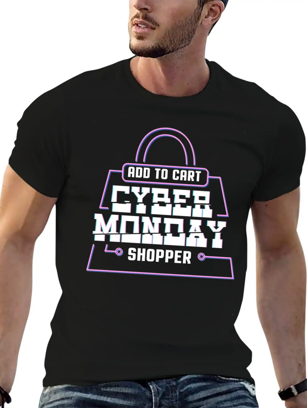 Add To Cart Cyber Monday Shopper Relaxed Everyday Tee – Lightweight And Durable Cotton
