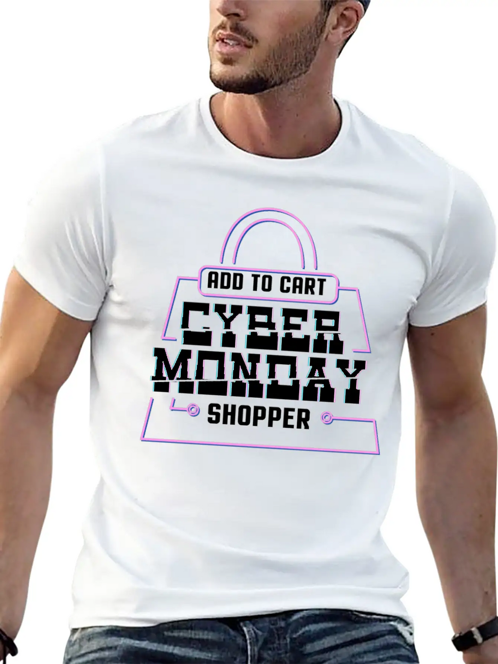 Add To Cart Cyber Monday Shopper Relaxed Everyday Tee – Lightweight And Durable Cotton