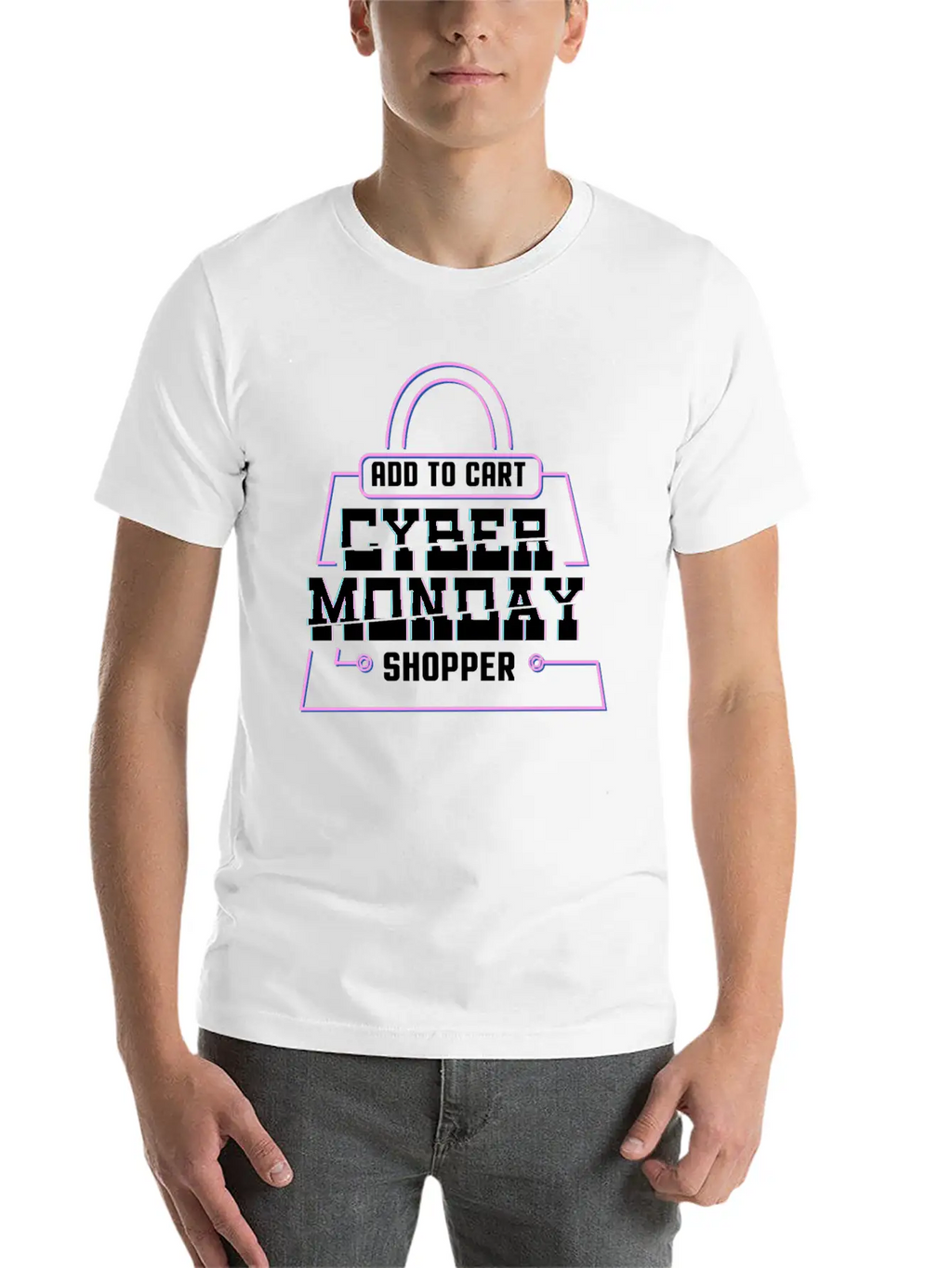 Add To Cart Cyber Monday Shopper Relaxed Everyday Tee – Lightweight And Durable Cotton