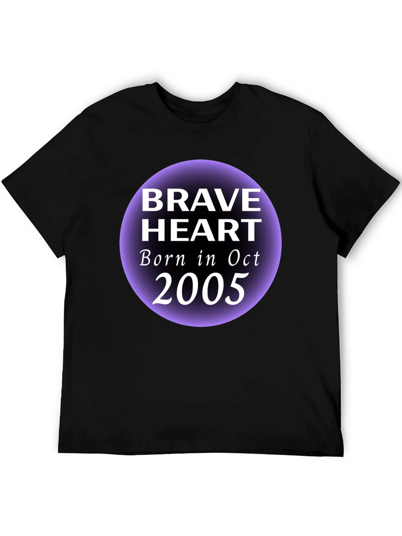 Brave Heart Oct 2005 Black Graphic T-Shirt