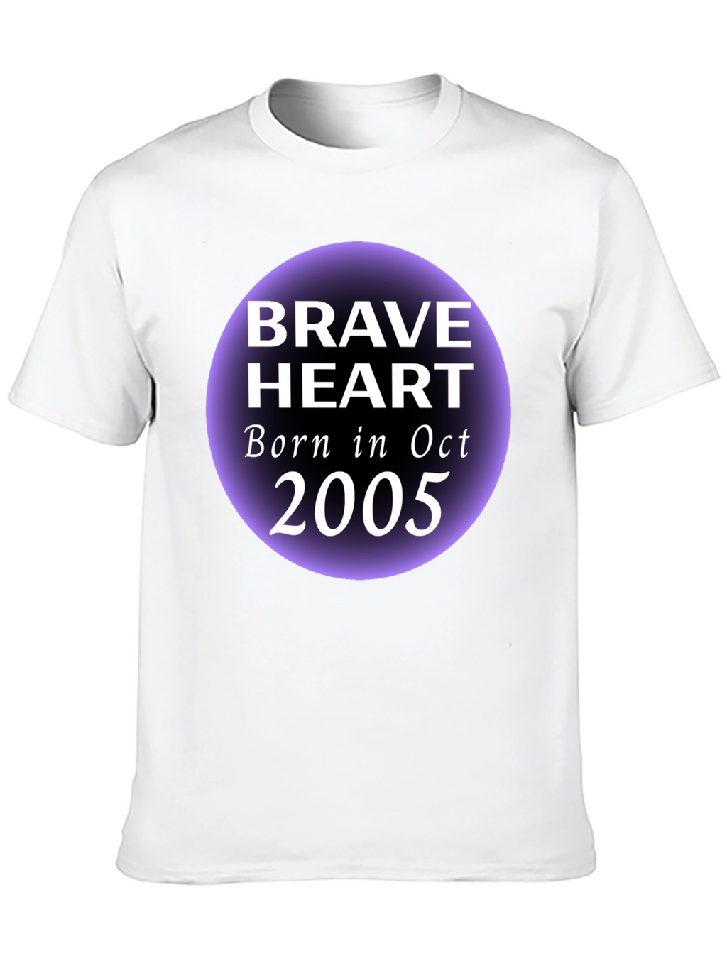 Brave Heart Oct 2005 Black Graphic T-Shirt